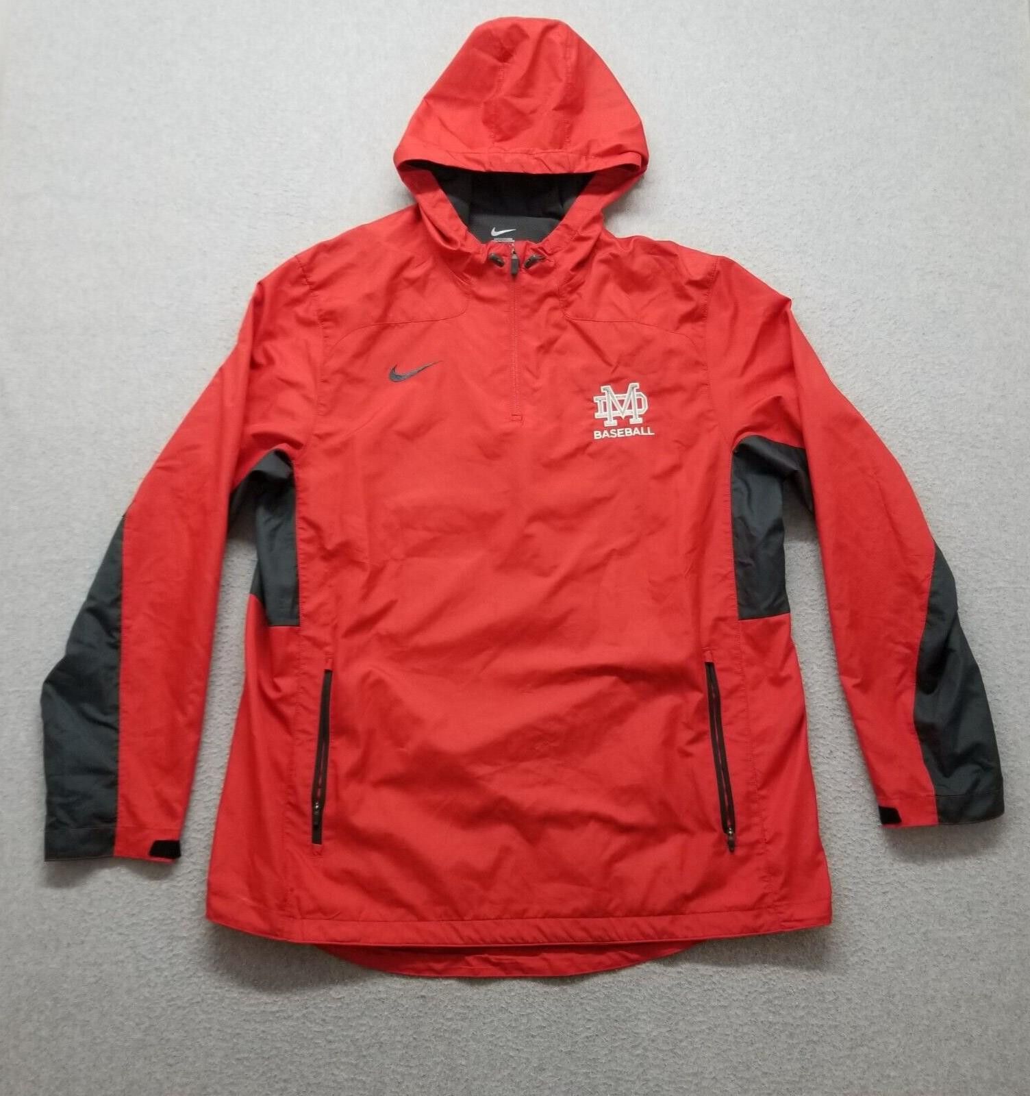 Nike Nike Jacket Men XL Zip Pockets Hooded Baseball Windbreaker Size US XL / EU 56 / 4 - 1 Thumbnail