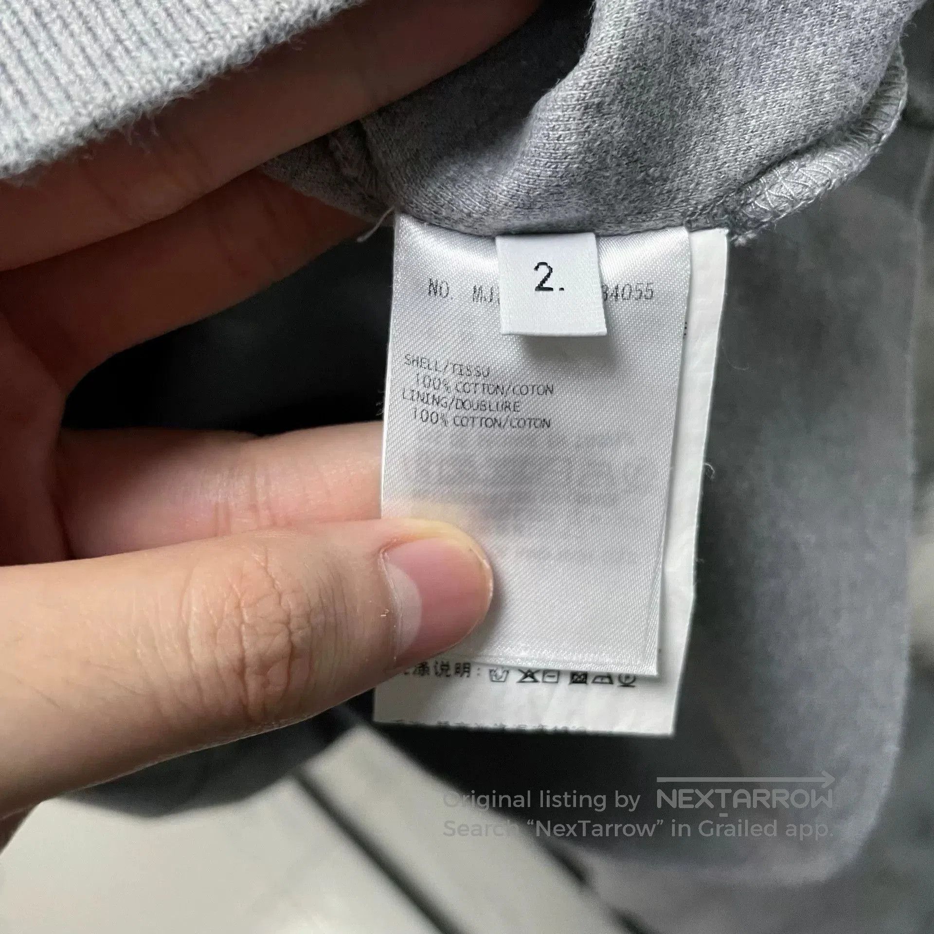 Thom Browne Thom Browne Gray Stripe Zip Hoodie. Size US M / EU 48-50 / 2 - 5 Thumbnail