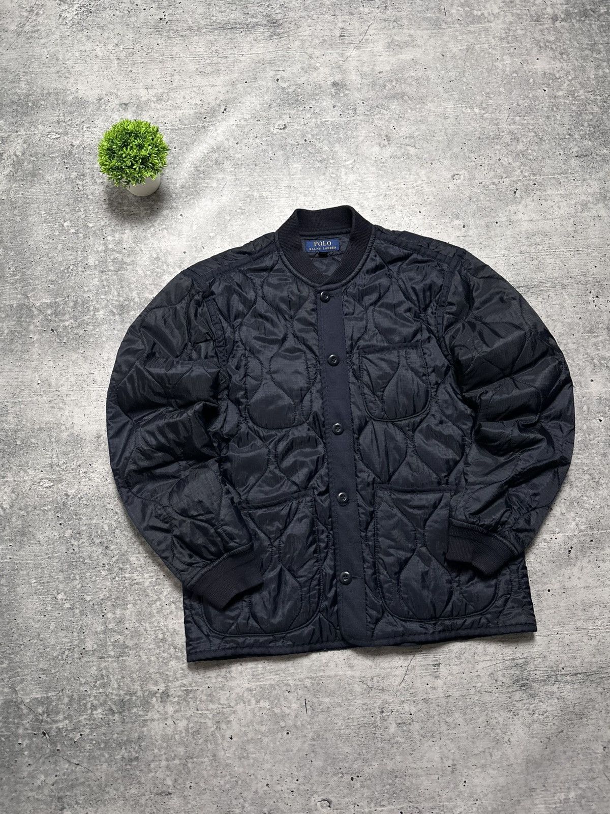Polo Ralph Lauren Down Puffer Quilted Hype Y2K Jacket Bomber