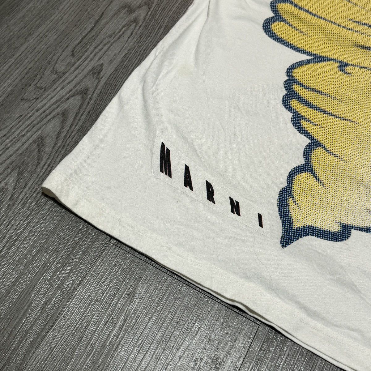 Marni Marni Tornado White T-Shirt Size US M / EU 48-50 / 2 - 2 Thumbnail