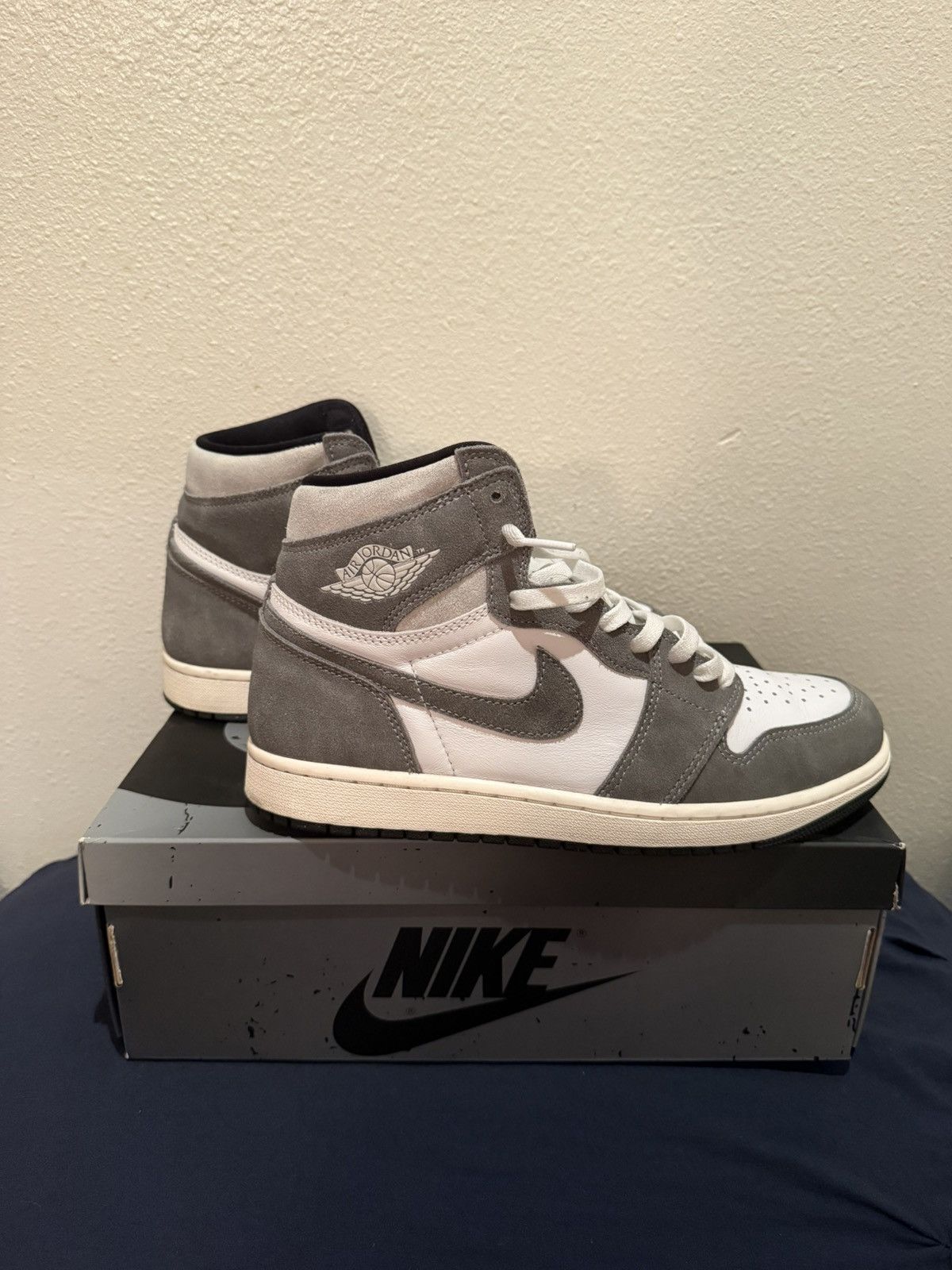 Jordan Brand Nike Air Jordan 1’s Black Washed Size US 10 / EU 43 - 6 Thumbnail