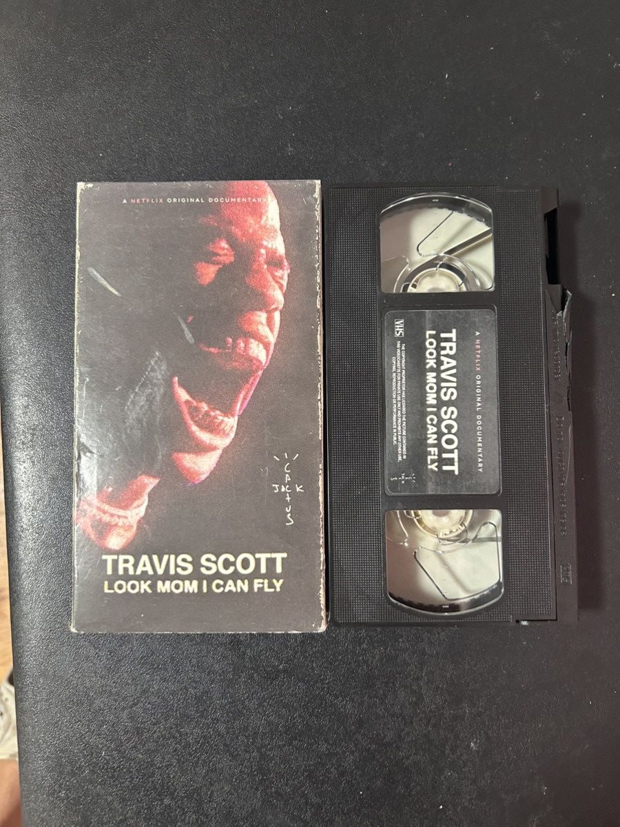 Travis Scott Look Mom I Can Fly VHS damaged tape Size ONE SIZE - 1 Thumbnail