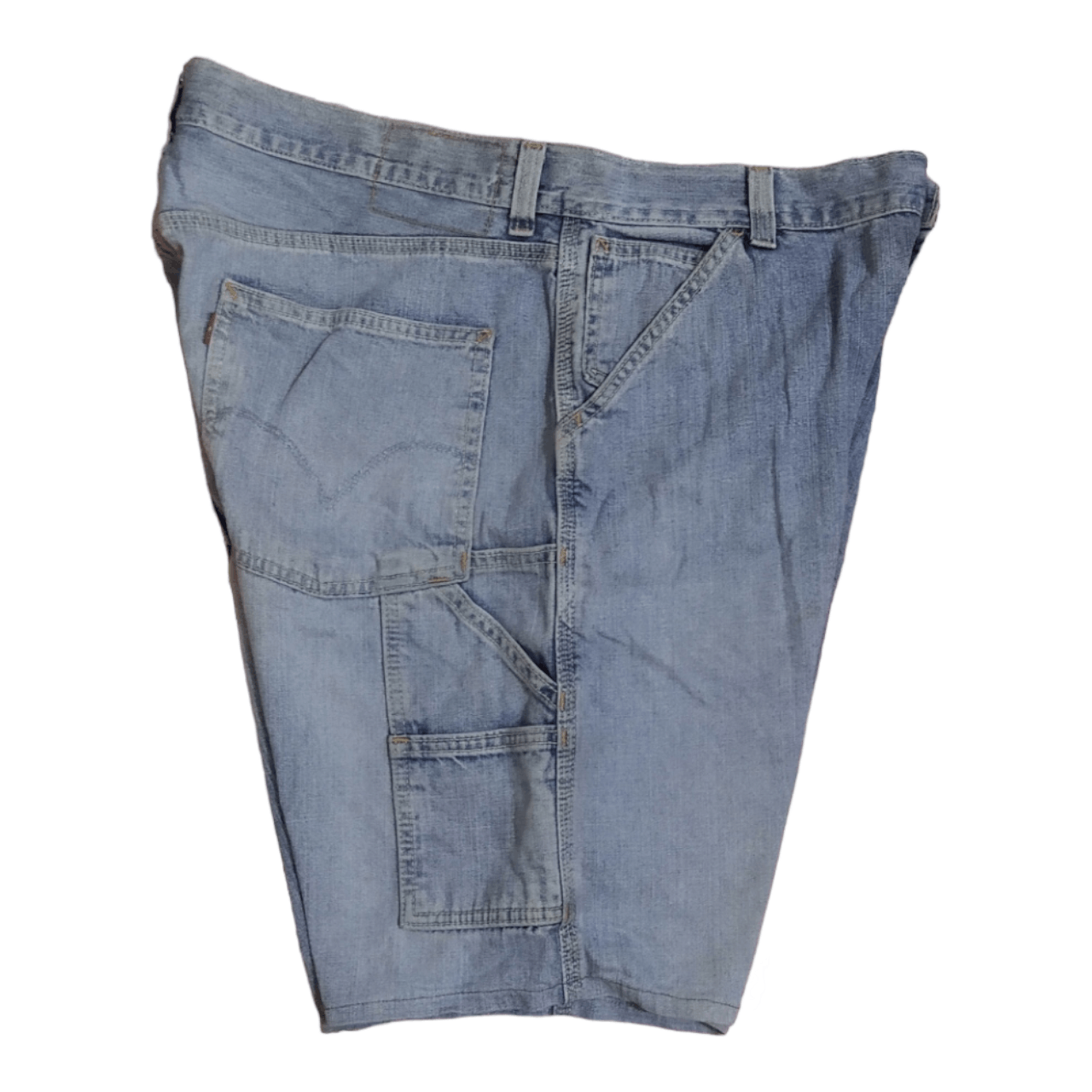 Levi's Distressed Levis carpenter jeans shorts pants Size US 38 / EU 54 - 3 Thumbnail
