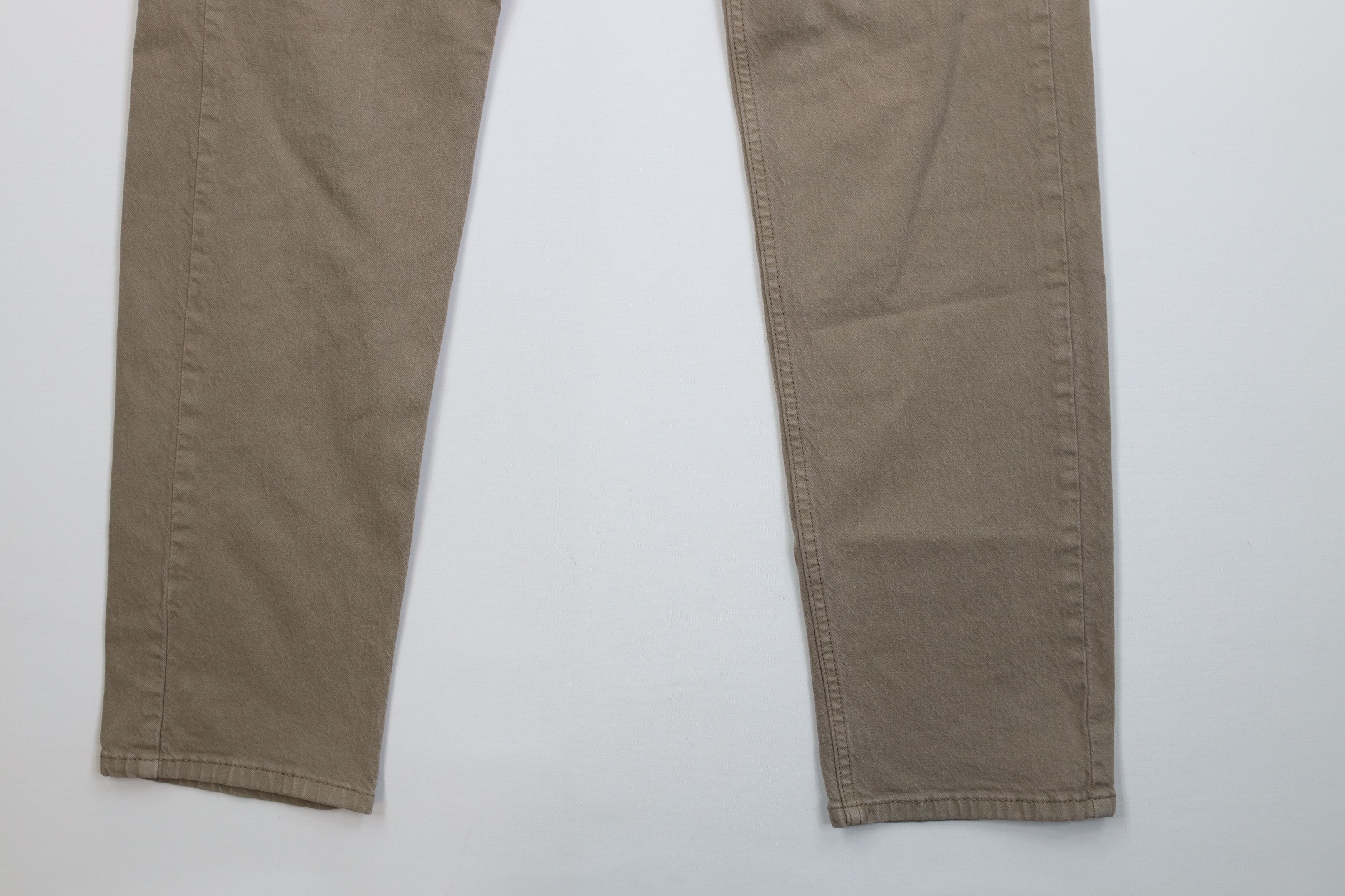 Levi's Vintage Y2K Levis 505 Regular Straight Leg Jeans Beige Size US 31 - 5 Thumbnail