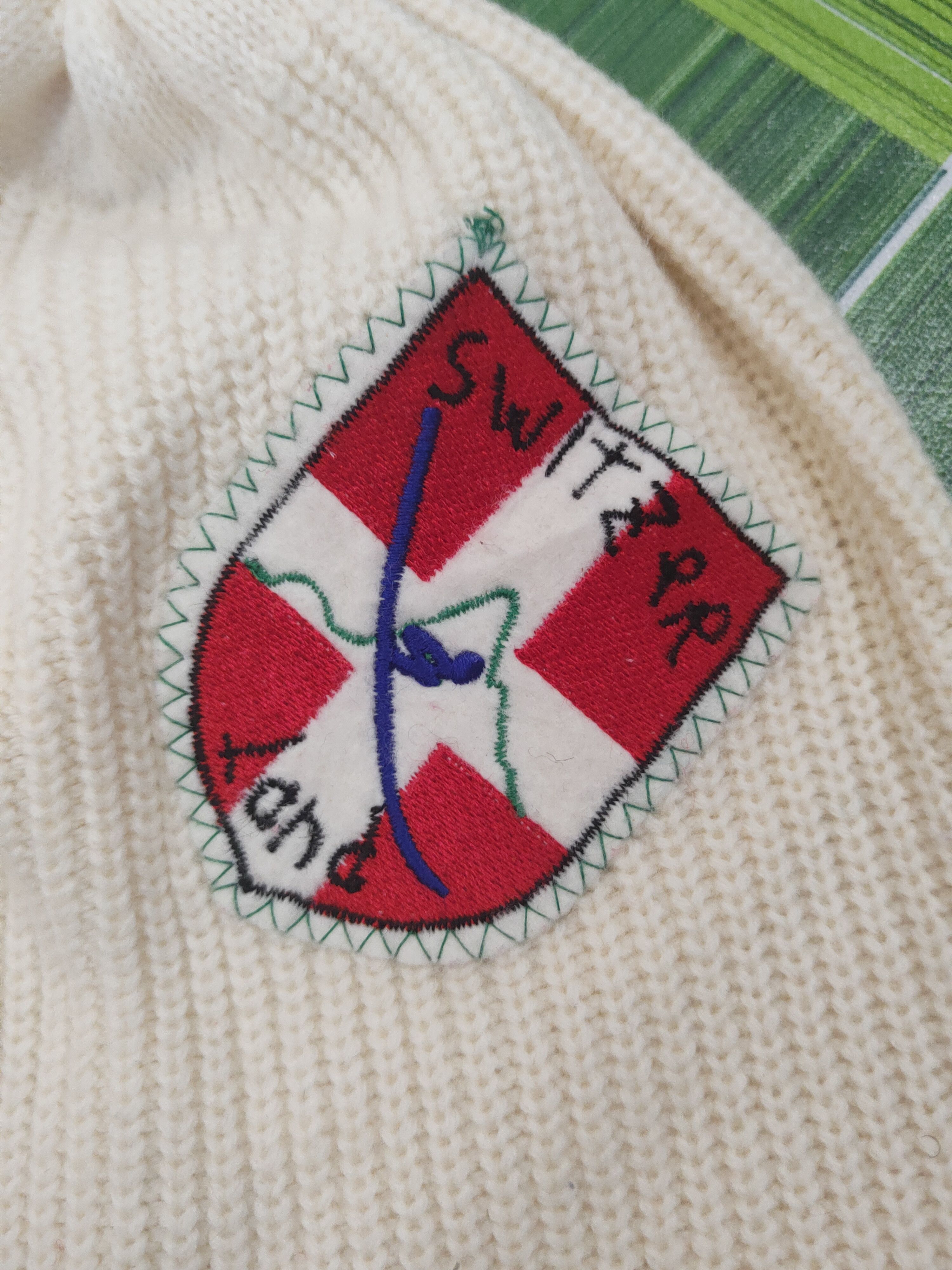 Jean Charles De Castelbajac Jean Charles De Castelbajac Ivory Knit Beanies #1668 Size ONE SIZE - 2 Thumbnail
