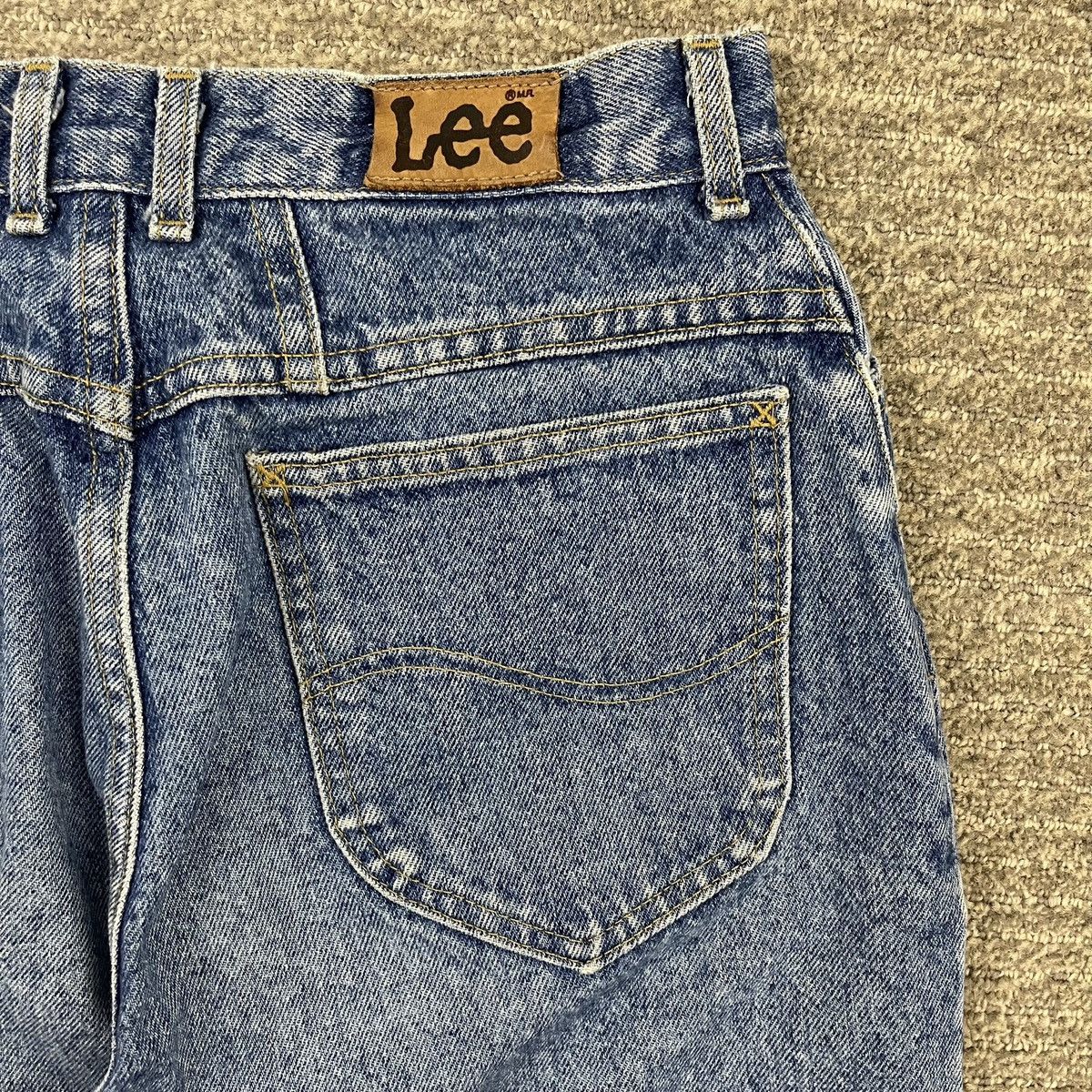Lee LEE Riders Vintage Light Wash Denim Retro Mom Jeans Size 32" / US 10 / IT 46 - 9 Thumbnail