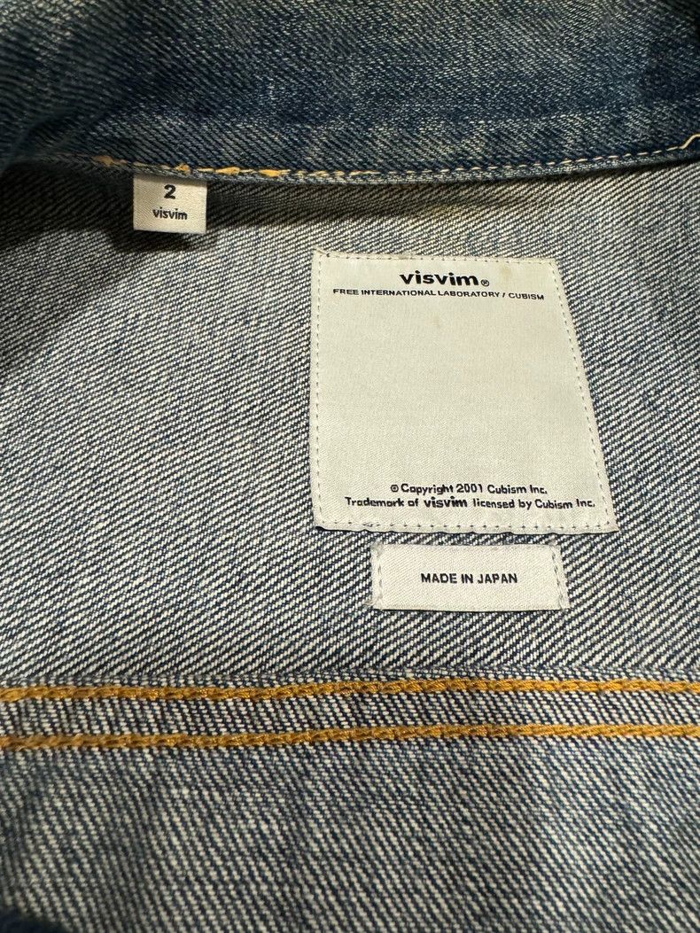 Visvim visvim 17AW 101 DAMAGED denim jacket 2506-Nextarrow Size US M / EU 48-50 / 2 - 4 Thumbnail