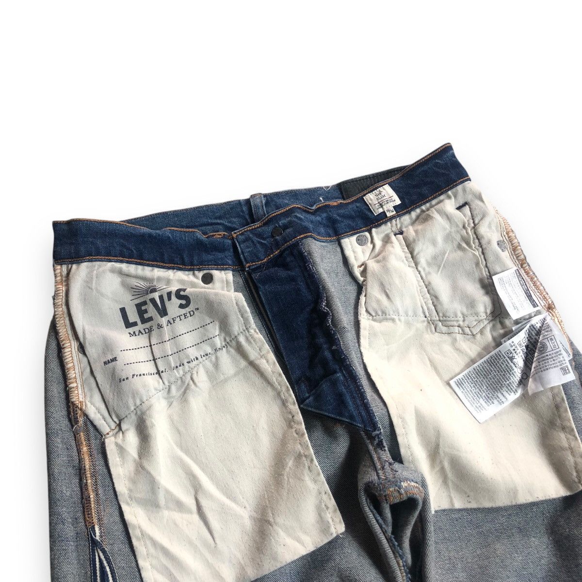 Levi's Made & Crafted LEVIS MADE & CRAFT SELVEDGE X LEVIS BLUE TAB JEANS Size US 30 / EU 46 - 16 Thumbnail