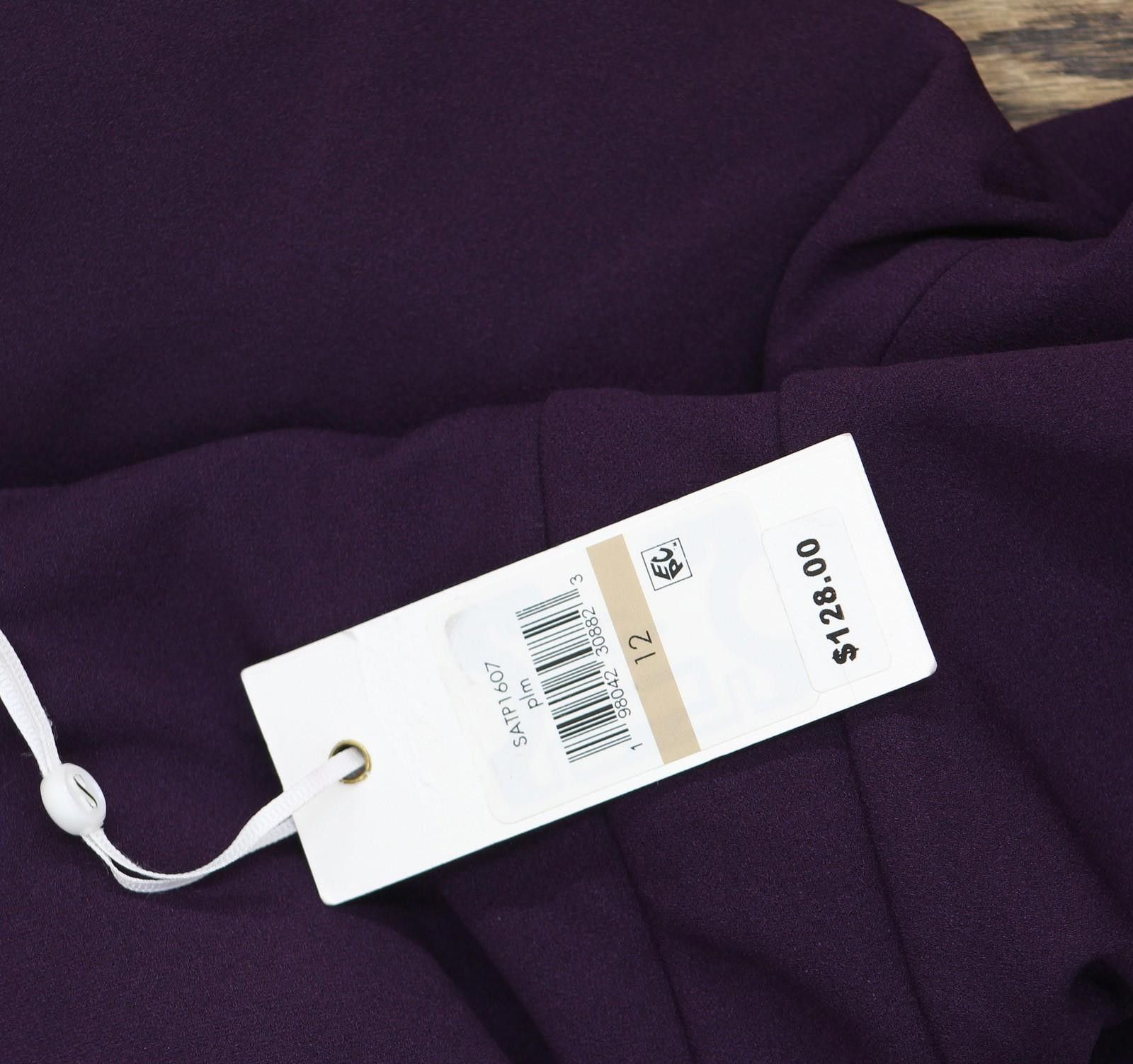 Signal Sport Siena Womens Dress Removable Straps Satp1607 Plum Purple 12 Size XL / US 12-14 / IT 48-50 - 4 Thumbnail