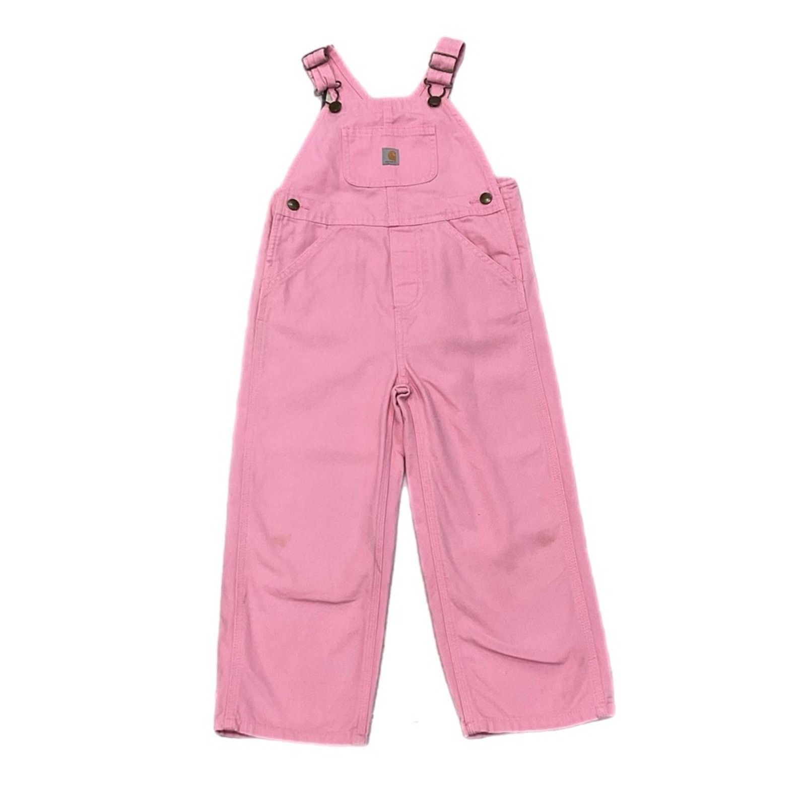 Carhartt Carhartt Youth Girls Pink Overalls Size ONE SIZE - 1 Thumbnail