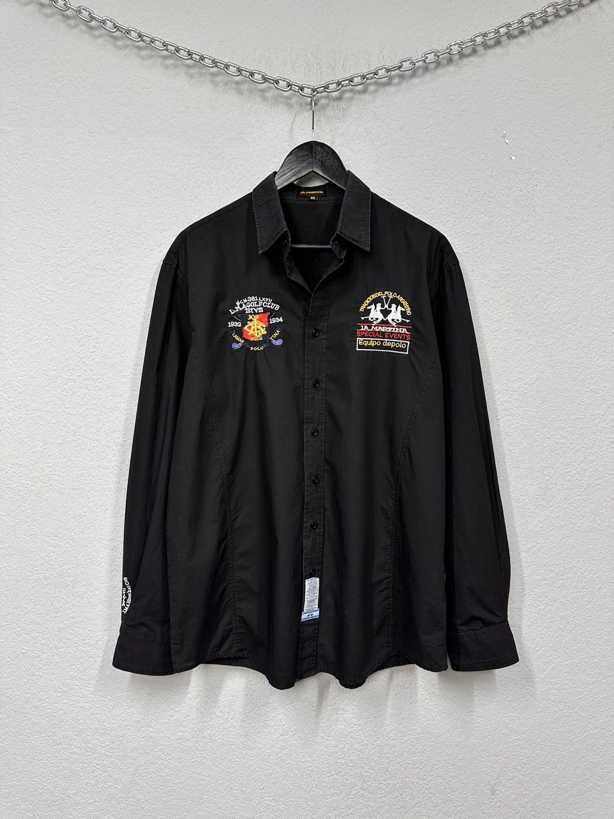La Martina La Martina Buenos Aires Polo Long Sleeve Button Shirt Sz XL Size US M / EU 48-50 / 2 - 1 Thumbnail