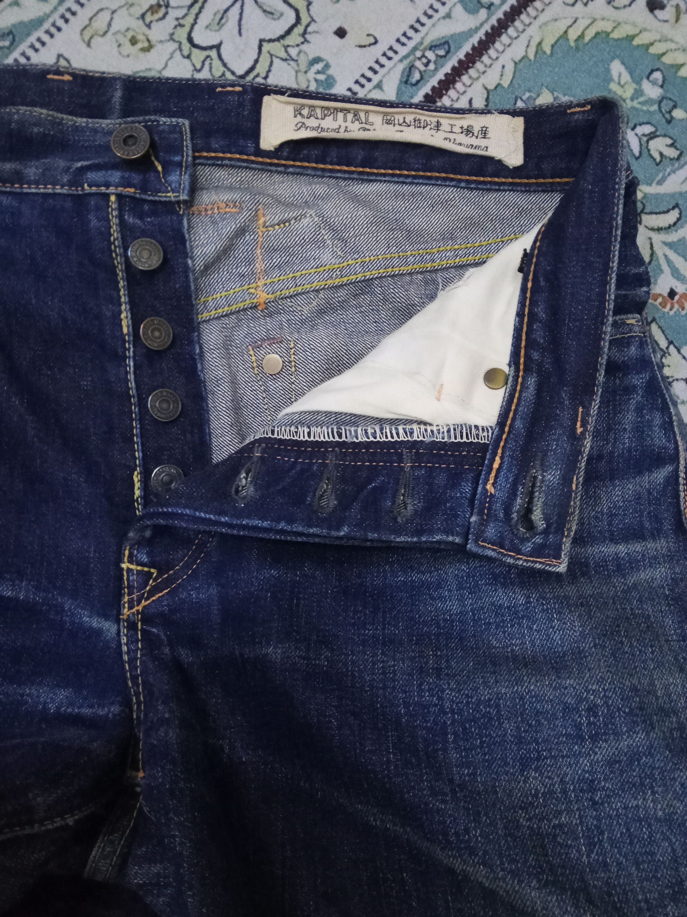Kapital Kapital Redline Selvedge With Buckle Back Rare Jeans Size US 32 / EU 48 - 8 Thumbnail