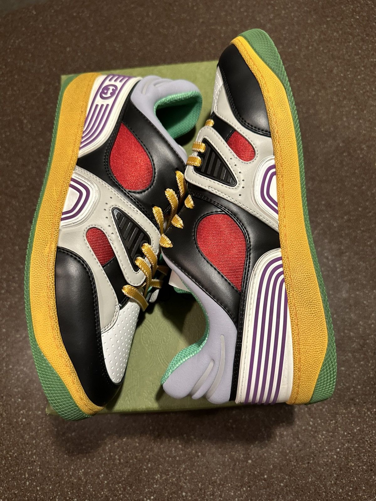 Gucci Gucci Basket Low Black Demetra Size US 10 / EU 43 - 5 Thumbnail