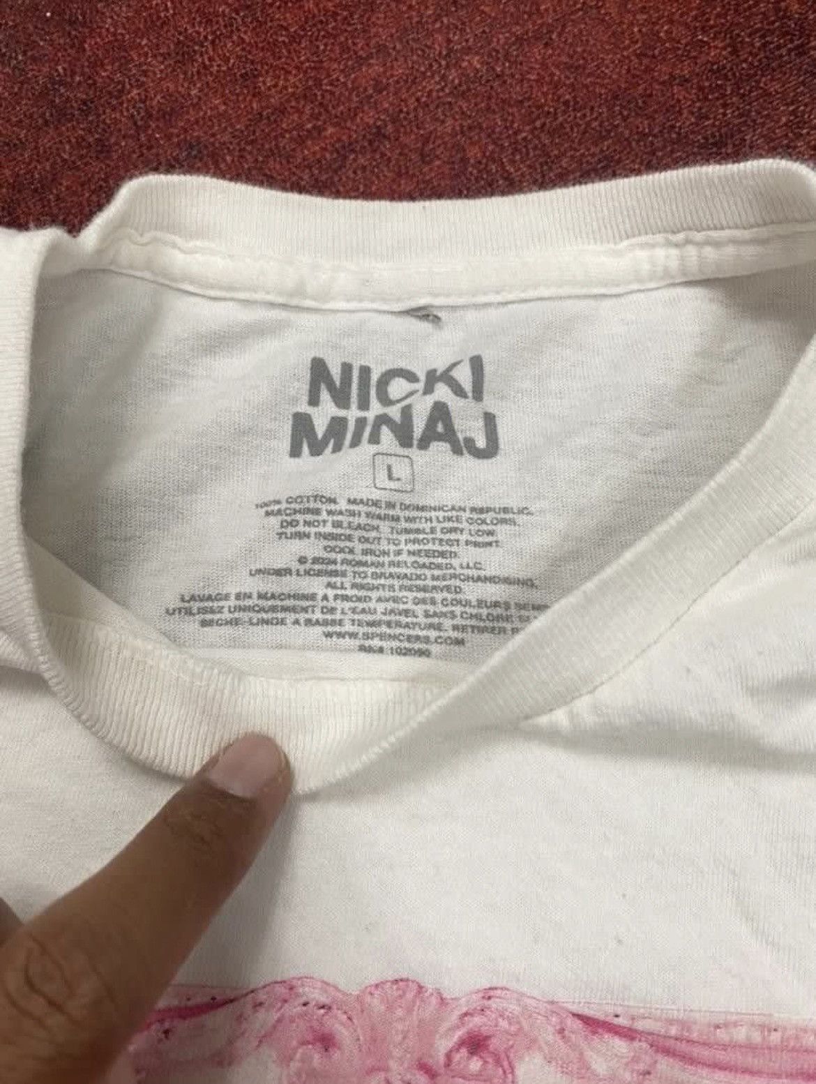 Rap Tees Nicki minaj tee Size US L / EU 52-54 / 3 - 5 Thumbnail