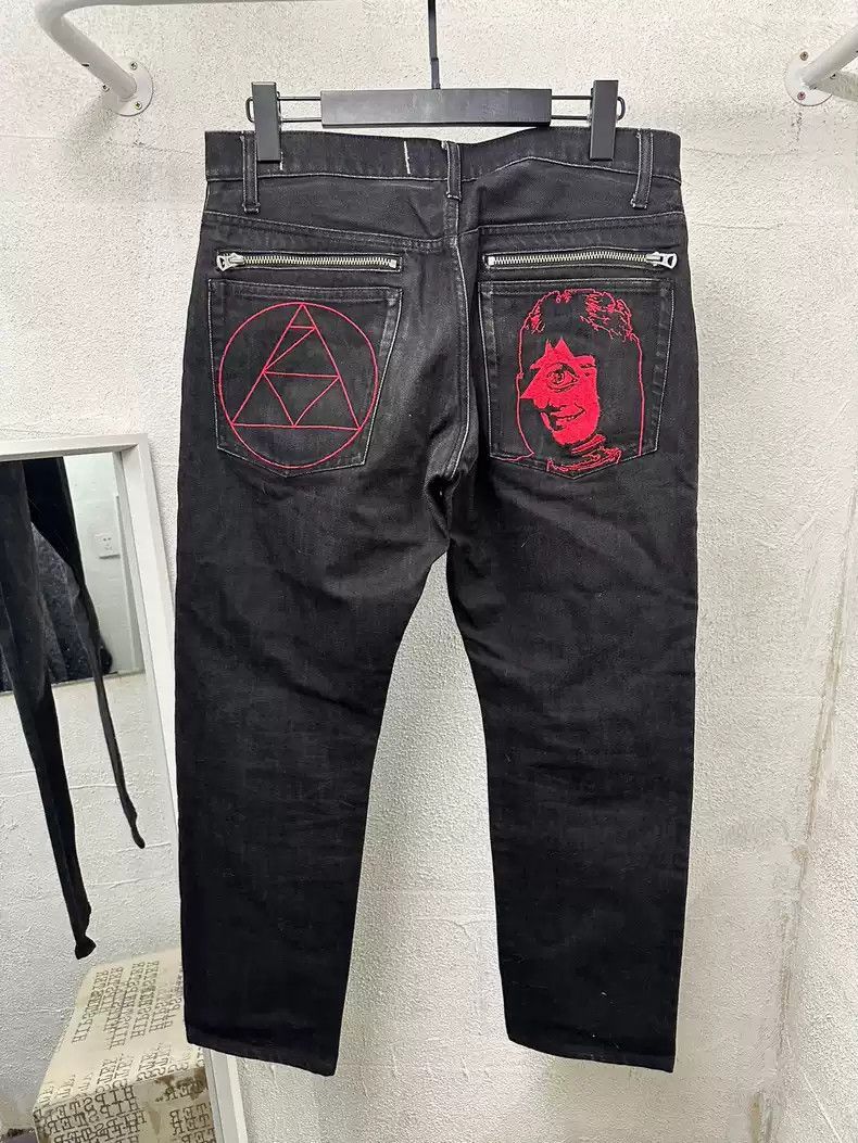 Undercover UNDERCOVER Embroidered Jeans zaming limited jeans Size US 32 / EU 48 - 6 Thumbnail