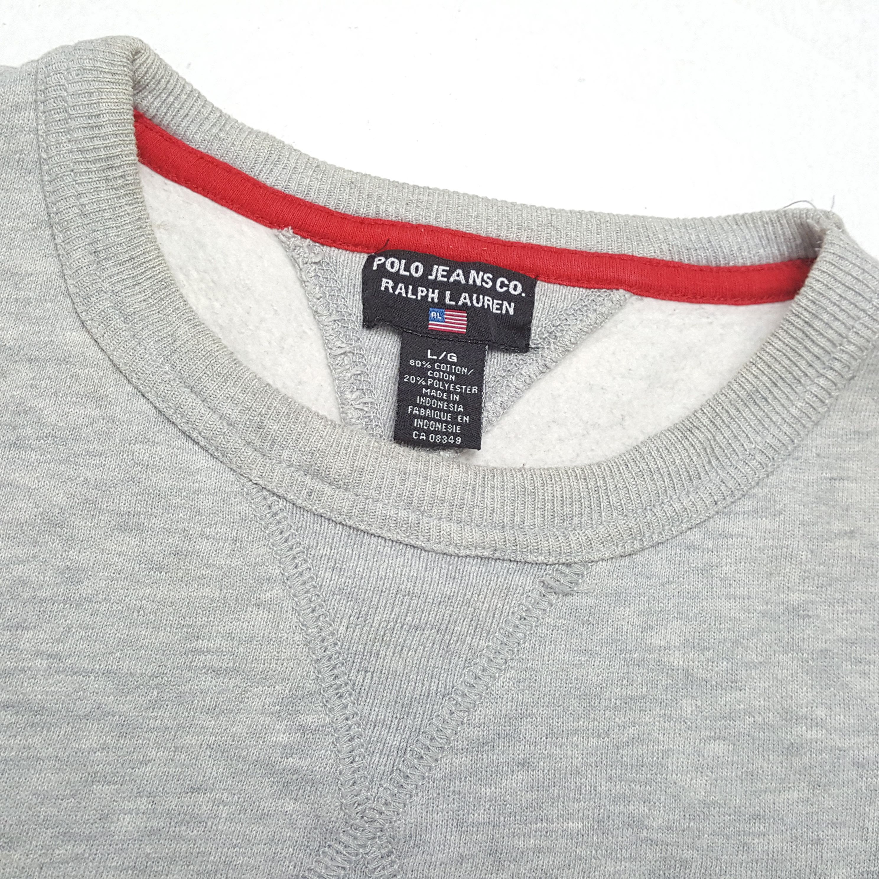 Polo Ralph Lauren × Vintage POLO JEAN by RALPH LAUREN Fashion Brand Sweatshirt Size US XL / EU 56 / 4 - 9 Thumbnail