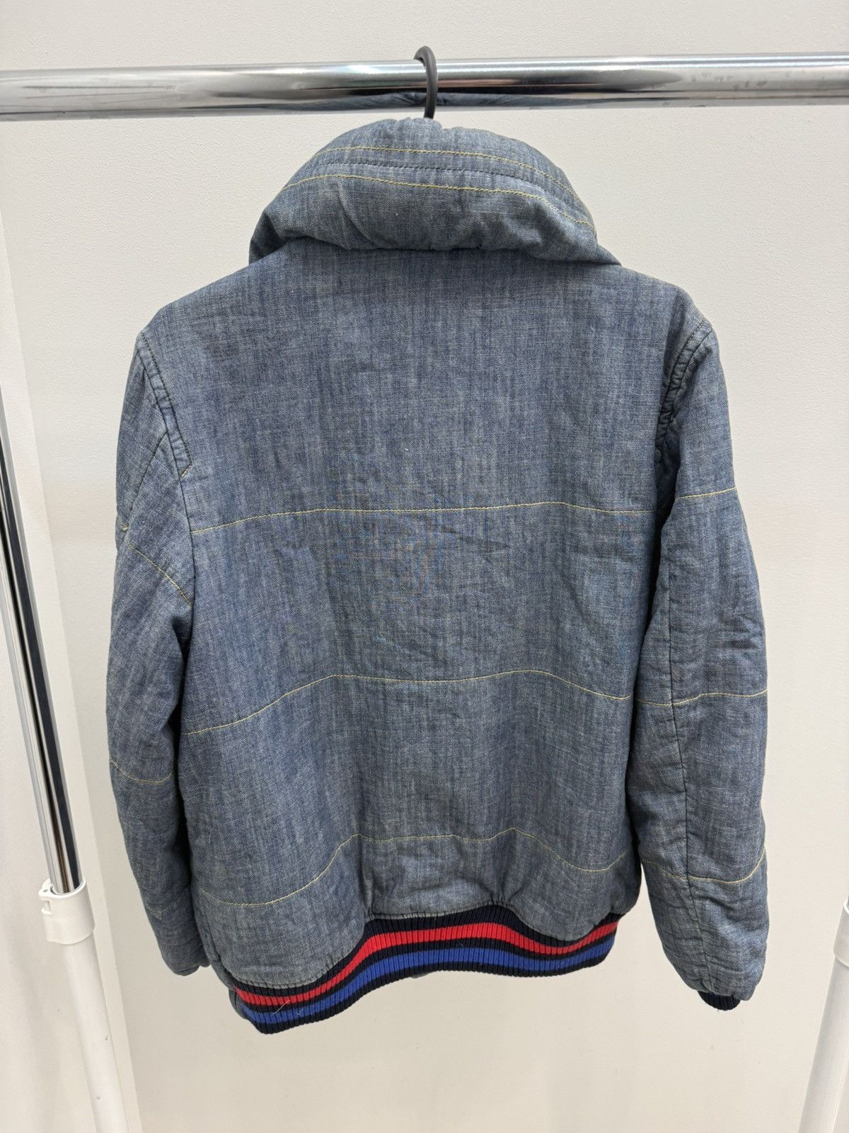 mercibeaucoup Mercibeaucoup by Issey Miyake Denim Puffer Jacket Size S / US 4 / IT 40 - 2 Thumbnail