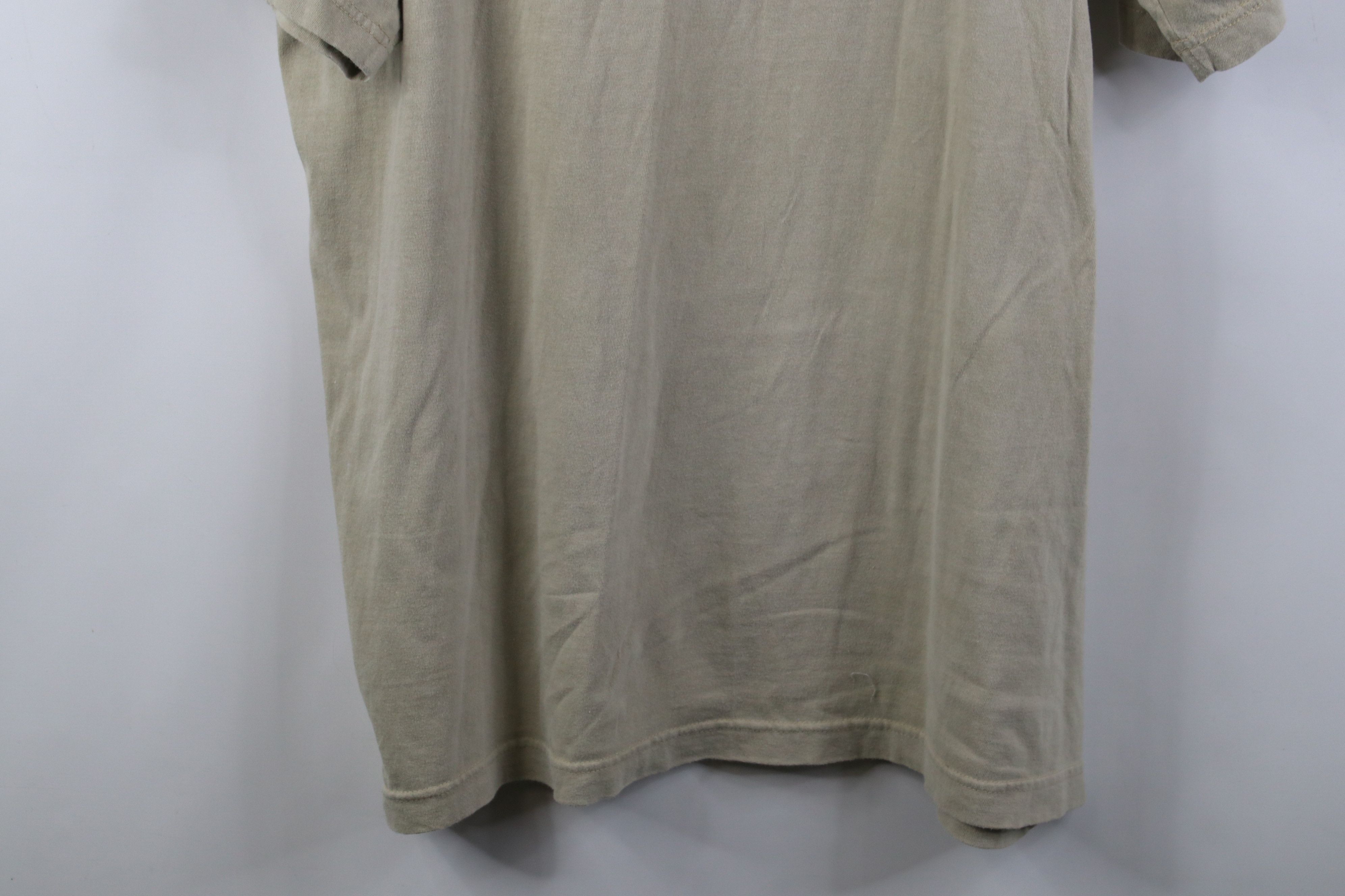 Vintage Vintage 90s Y2K Streetwear Baggy Oversized T-Shirt Beige Size US L / EU 52-54 / 3 - 3 Thumbnail