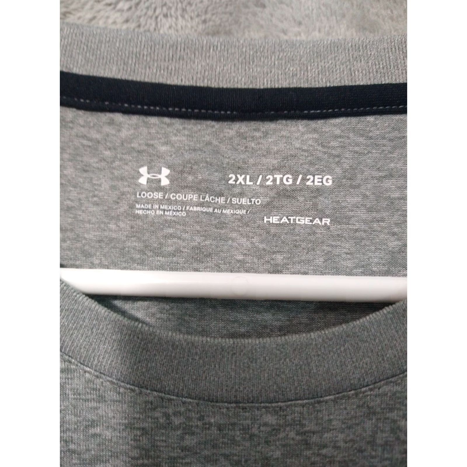 Under Armour Under Armour Shirt Mens 2XL Gray Loose HeatGear Short Sleeve Crew Neck Shirt 2XL Gray HeatGear Short Sleeve Crew Neck Mens Under Armour HeatGear Shirt Size US XXL / EU 58 / 5 - 5 Thumbnail