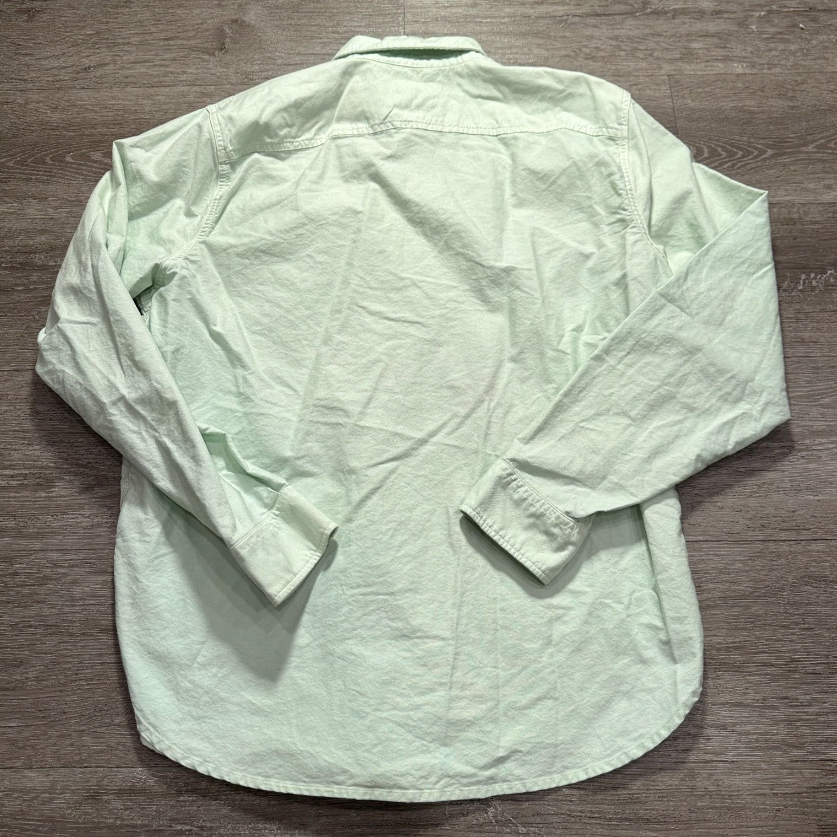 Abercrombie & Fitch Abercrombie & Fitch Shirt Mens XL Green Button Long Sleeve Vintage Preppy Casual Shirt Size US XL / EU 56 / 4 - 6 Thumbnail