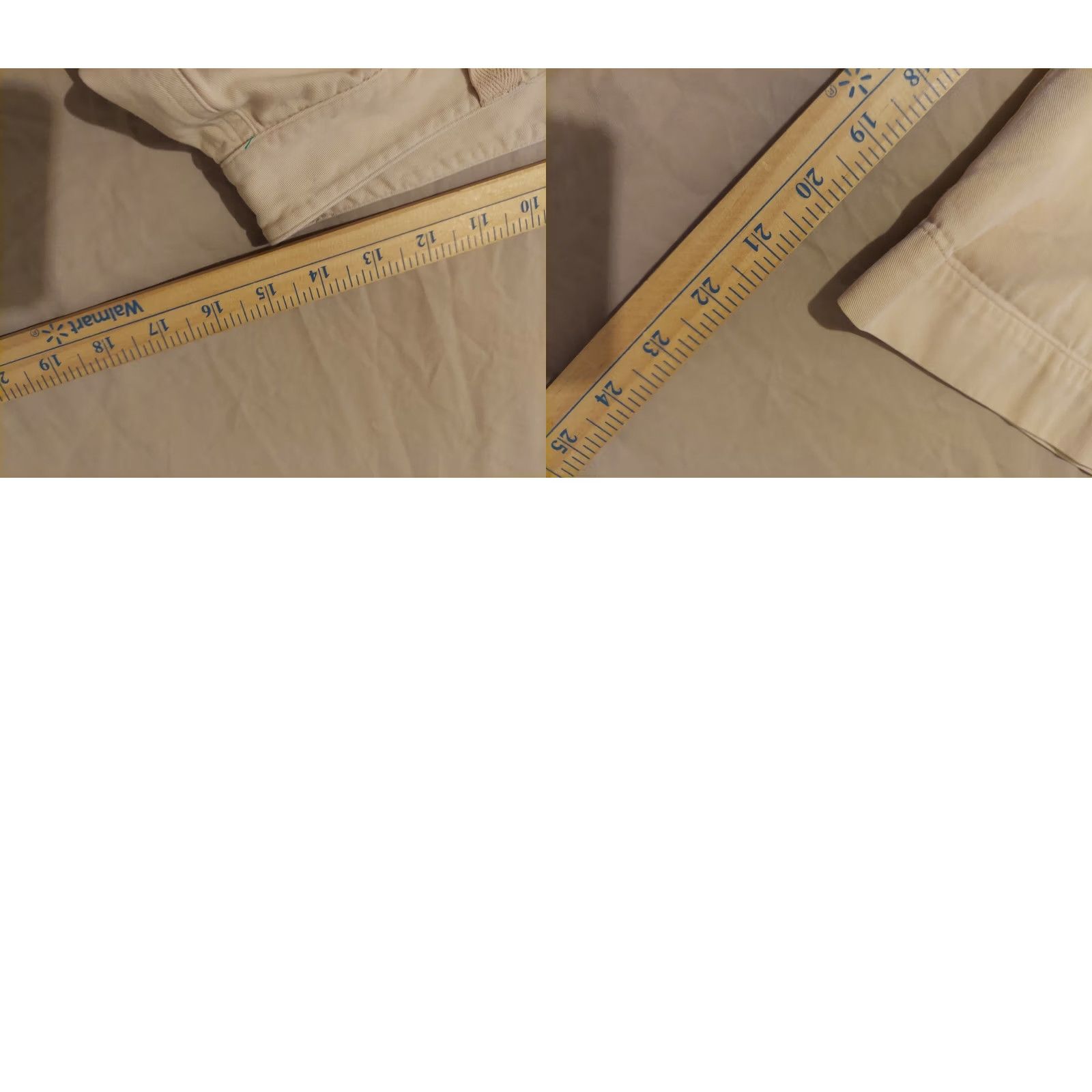 Vintage Womens Polo Ralph Lauren Cargo Pants 10 Cotton Khaki Slack Chino Capri Size 32" / US 10 / IT 46 - 8 Thumbnail