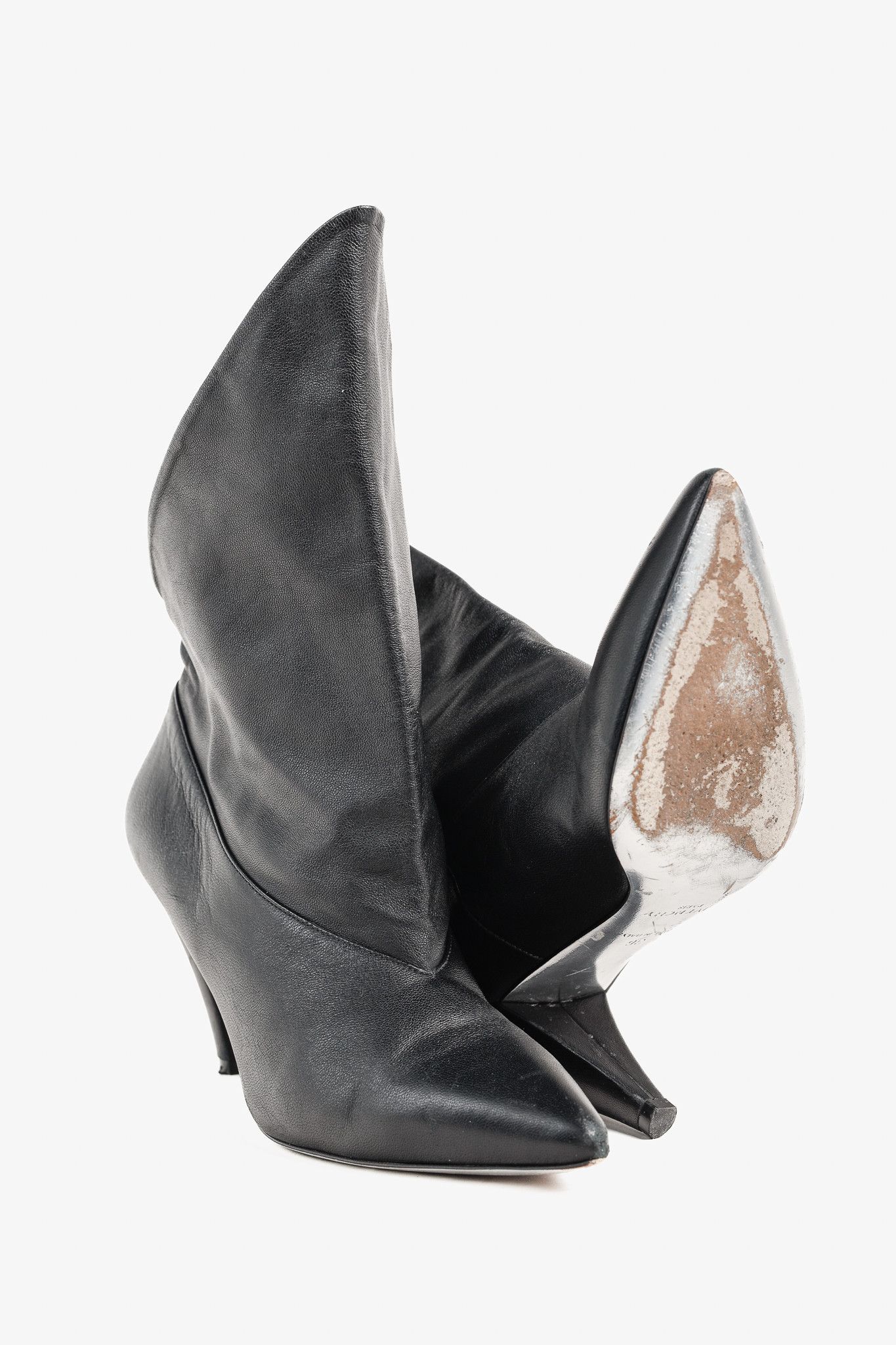 Givenchy Givenchy 2018 Runway Bottine Show 80 Fold-Over Ankle Boot Size US 5.5 / IT 35.5 - 4 Thumbnail