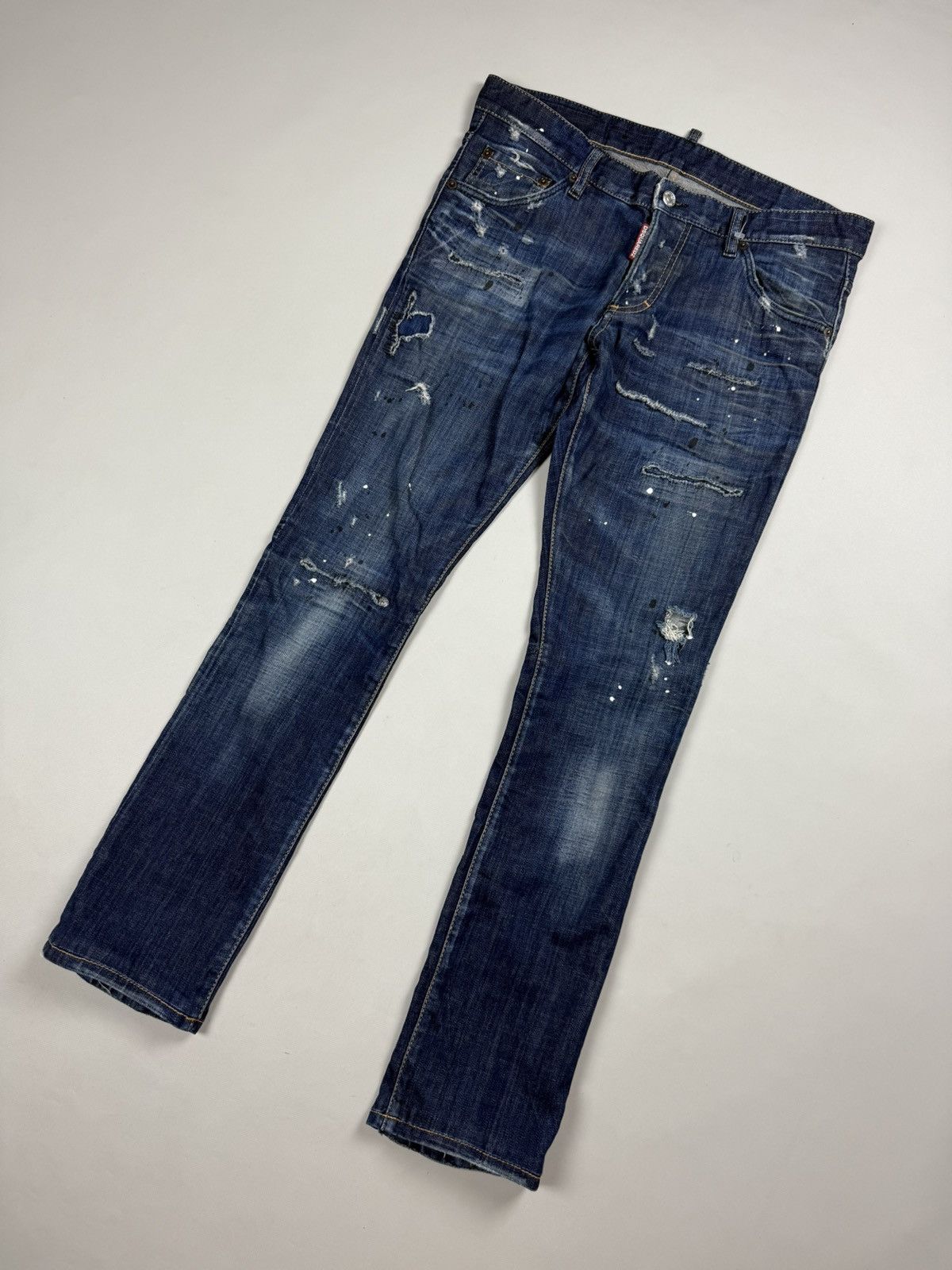 Dsquared2 Dsquared 2 Men’s Distressed Denim Sexy Boot Cut Jeans Size US 34 / EU 50 - 4 Thumbnail