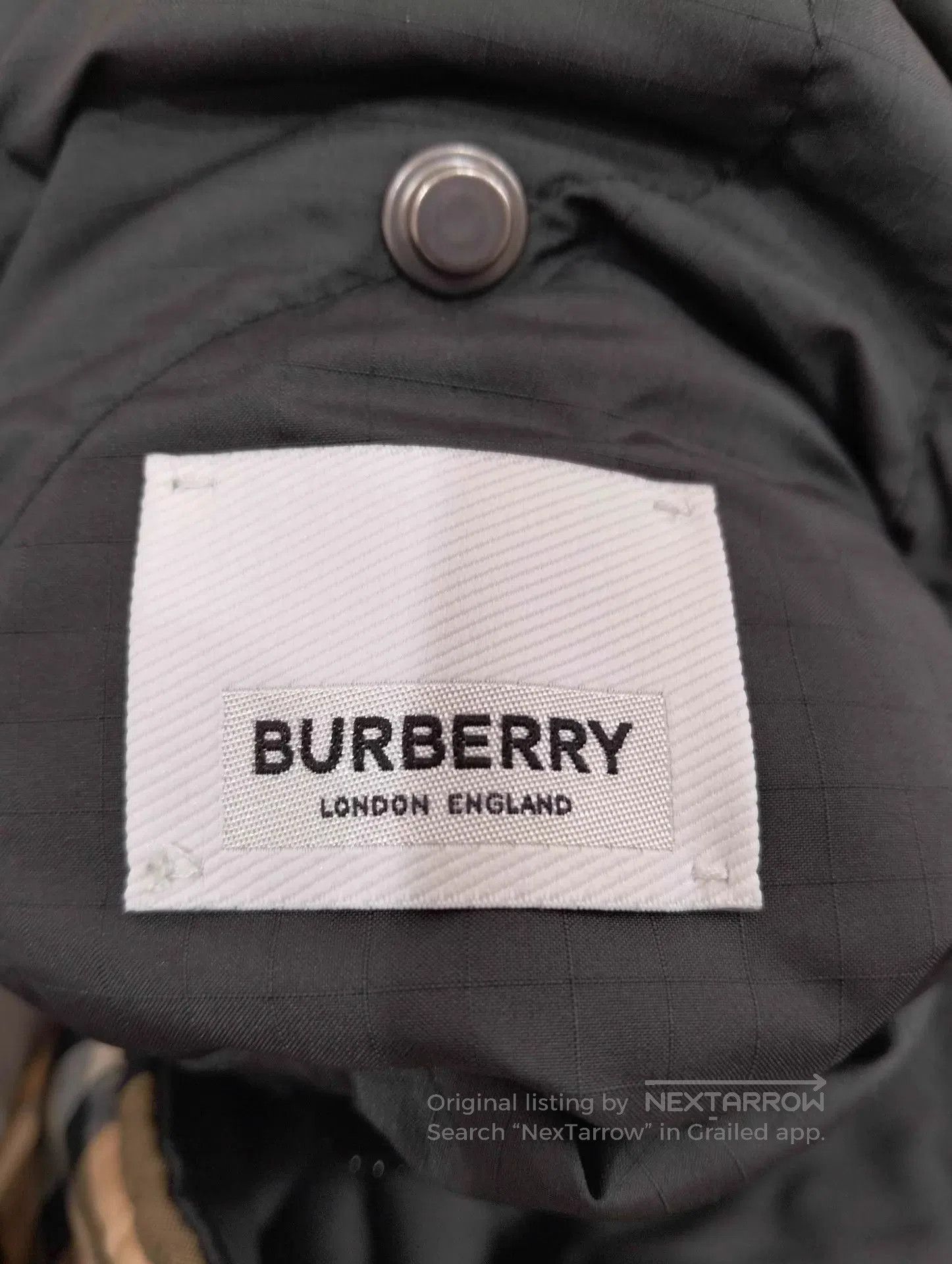 Burberry Black Quilted Button. Size US S / EU 44-46 / 1 - 5 Thumbnail