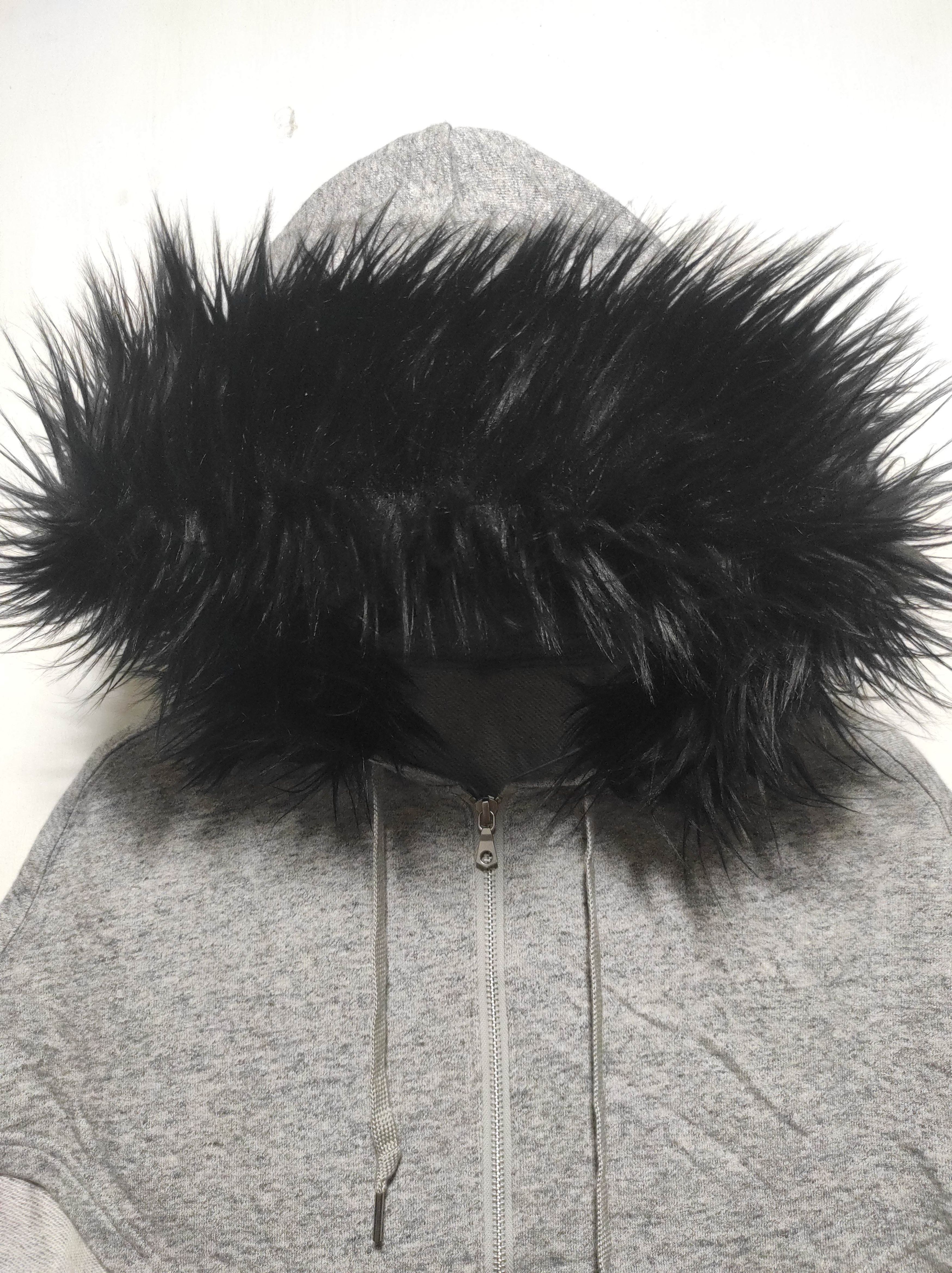 If Six Was Nine Uniqlo Batwing Zip Fur Hoodie LGB style Size L / US 10 / IT 46 - 3 Thumbnail