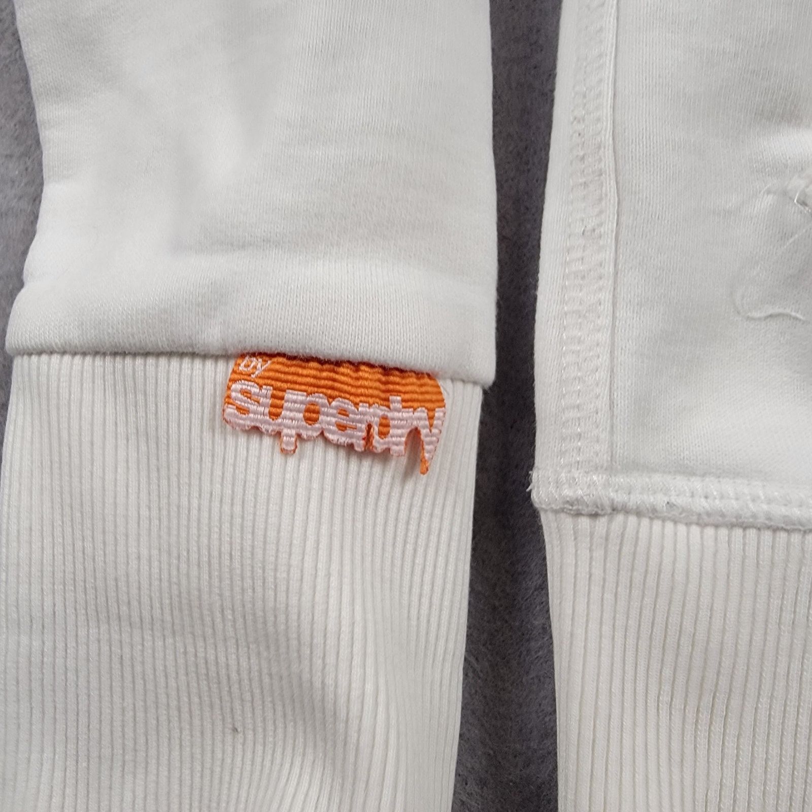Superdry SuperDry Orange Label Hoodie White Sz S (545) Size US S / EU 44-46 / 1 - 15 Thumbnail