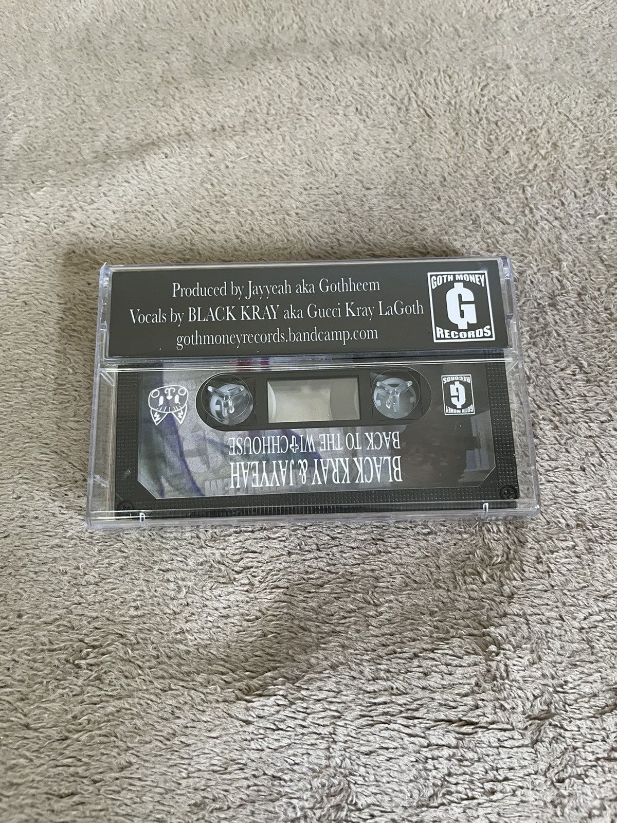 Drain Gang × Goth Money × Haunted Mound Black Kray Back to the Witchhouse Cassette Tape Size ONE SIZE - 3 Thumbnail