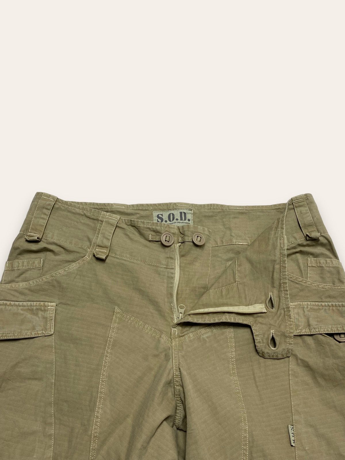 Vintage Vintage SOD MARINES Cargo Pants Sand Ripstop Fabric Size US 44 / EU 60 - 5 Thumbnail