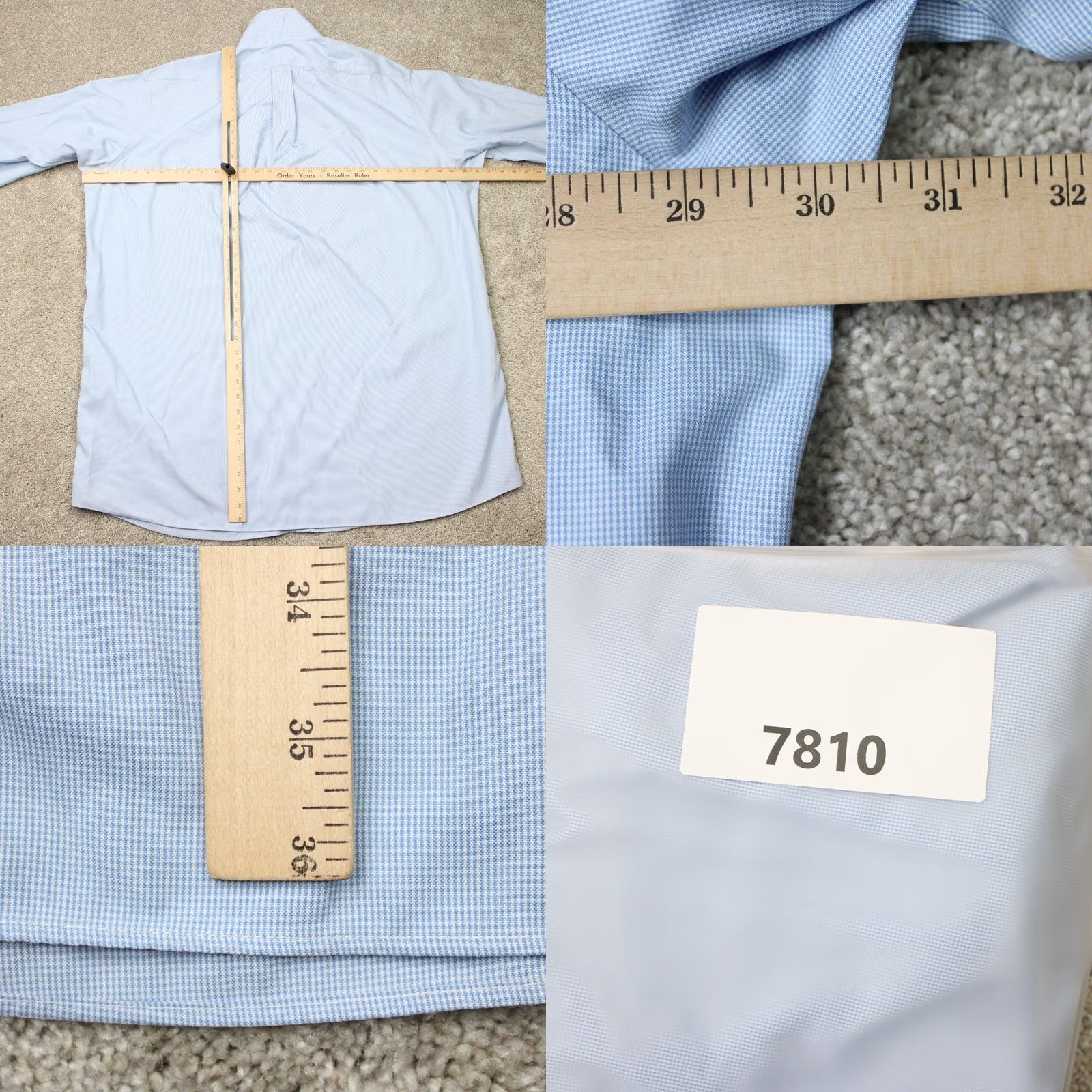 Jos. A. Bank Jos. A. Bank Shirt Mens 19, 36 Blue Traveler 100% Cotton Long Sleeve Button Down Dress Shirt Mens Blue 100% Cotton Classic Checked Decade- N/A Size US XXL / EU 58 / 5 - 8 Thumbnail