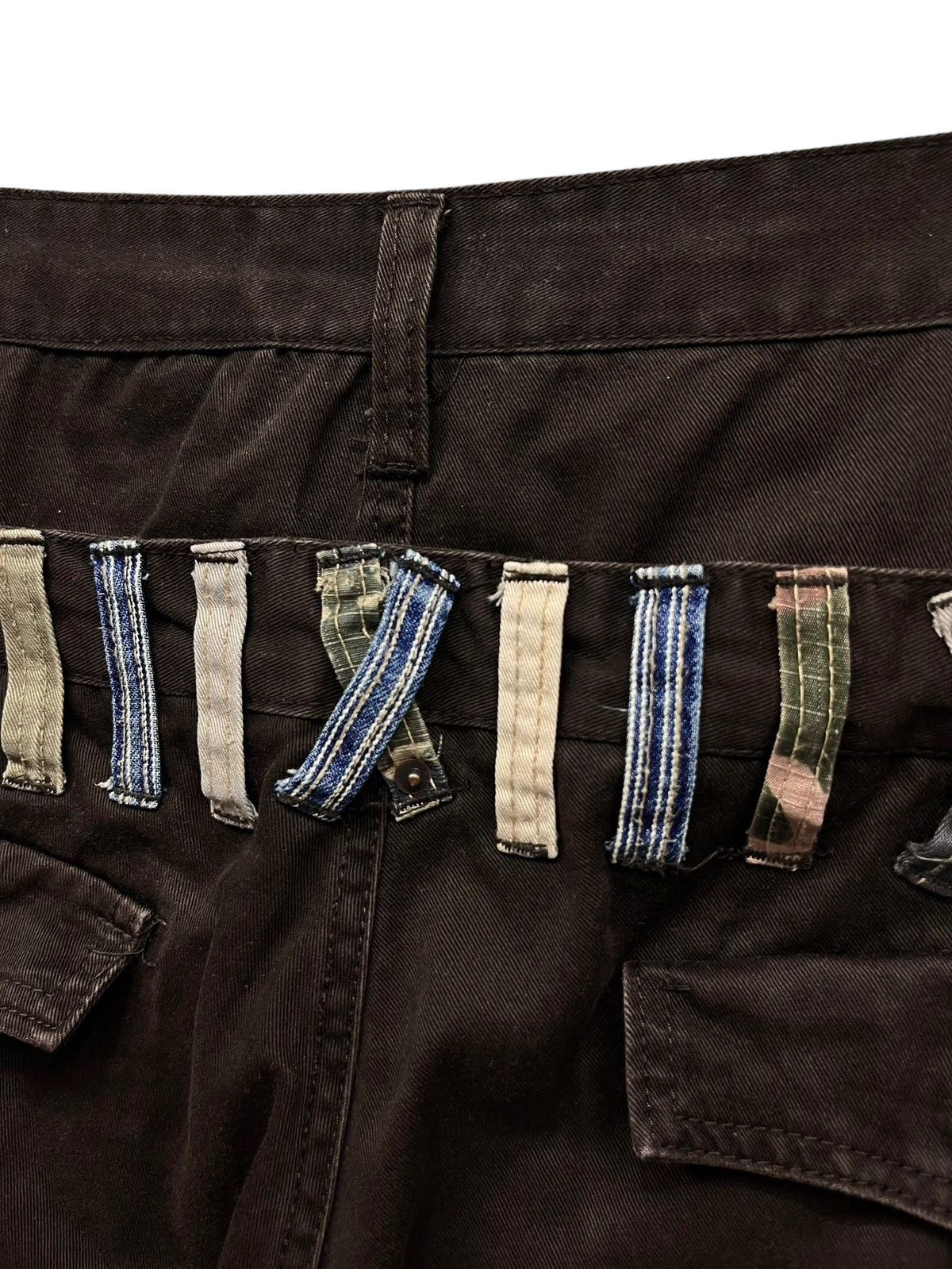 Japanese Brand DOMINATE Japanese Handcrafted Double Waist Bush Cargo Pants Size US 31 - 7 Thumbnail