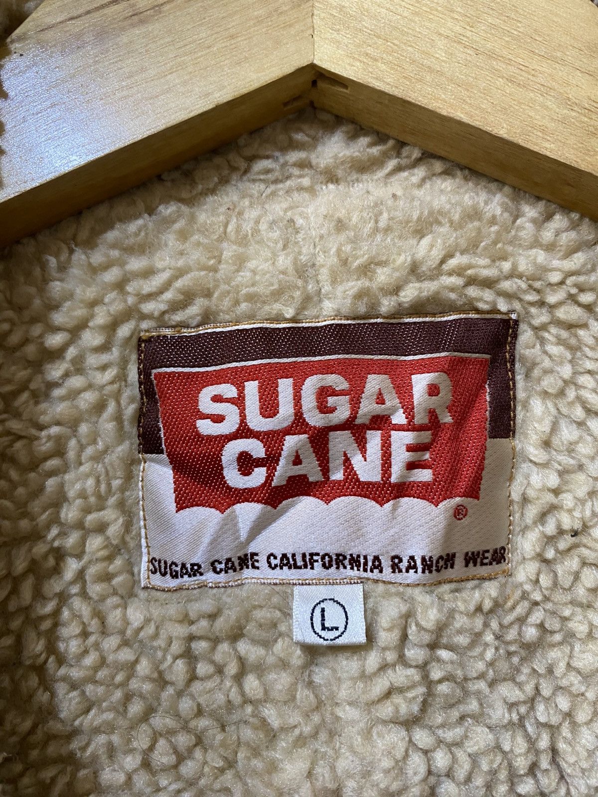 Sugar Cane 90s Vintage Sugar Cane Sherpa Wool Jacket Size US L / EU 52-54 / 3 - 6 Thumbnail