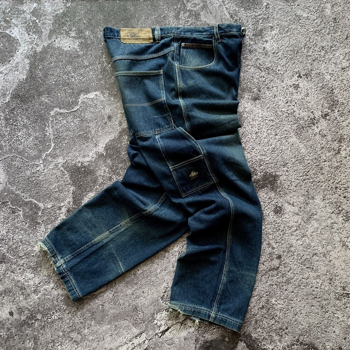 Japanese Brand PNB Nation Clothing - Kahlil Gibran Carpenter Denim Pants Size US 38 / EU 54 - 2 Thumbnail