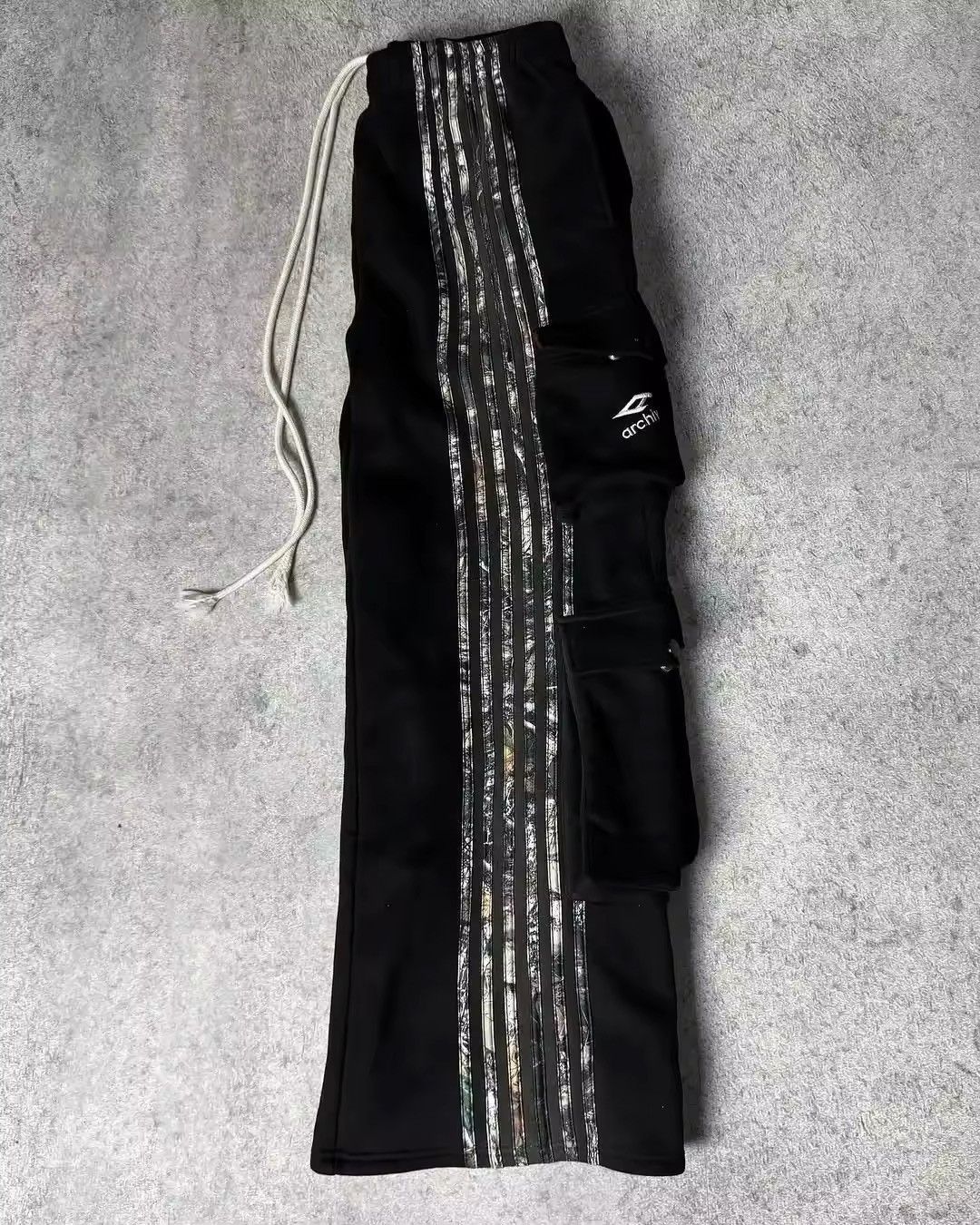 Other High Street Camouflage Striped Wide-leg Pants Size US 36 / EU 52 - 3 Thumbnail