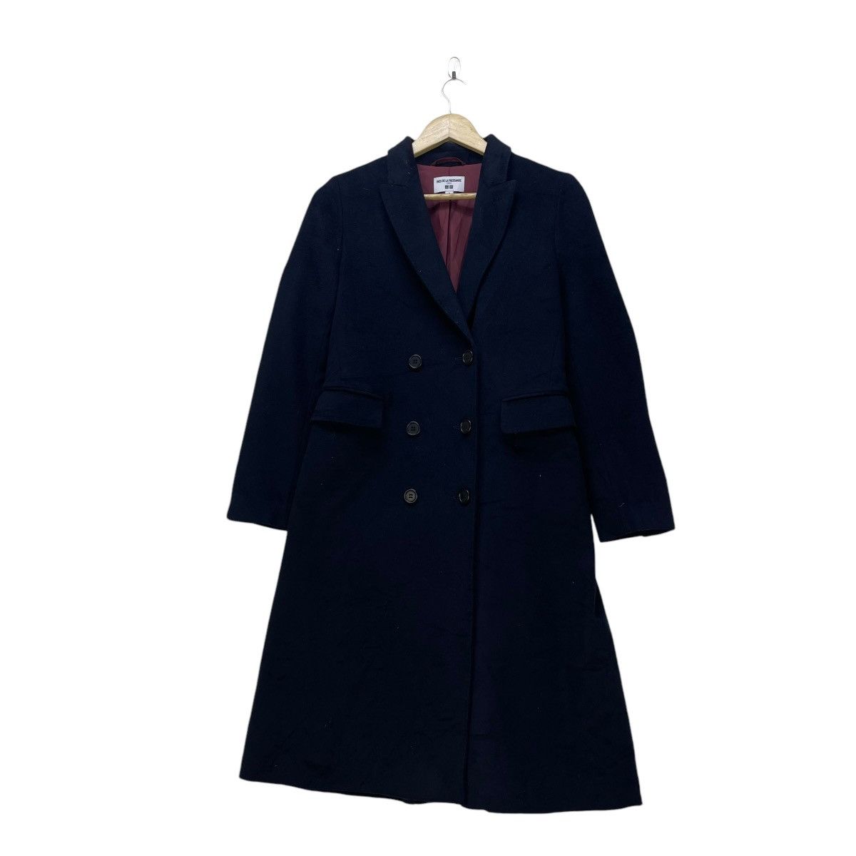 Autumn Cashmere × Designer Italian Designer Ines De La Fressange Long Coat Jacket Size S / US 4 / IT 40 - 3 Thumbnail