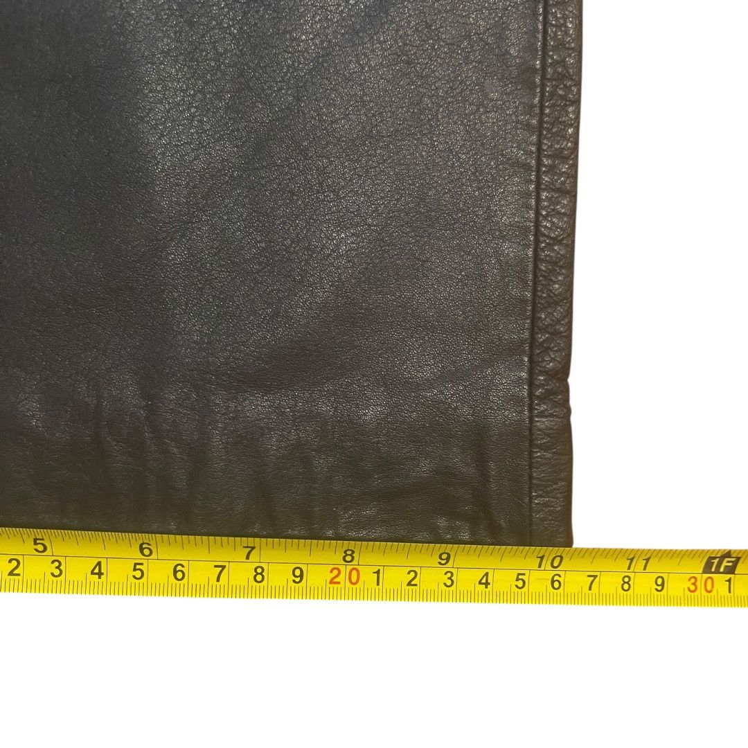 Ralph Lauren Ralph Lauren Black Y2K Leather Flared Women Pants Sz 4 Size 27" / US 4 / IT 40 - 6 Thumbnail