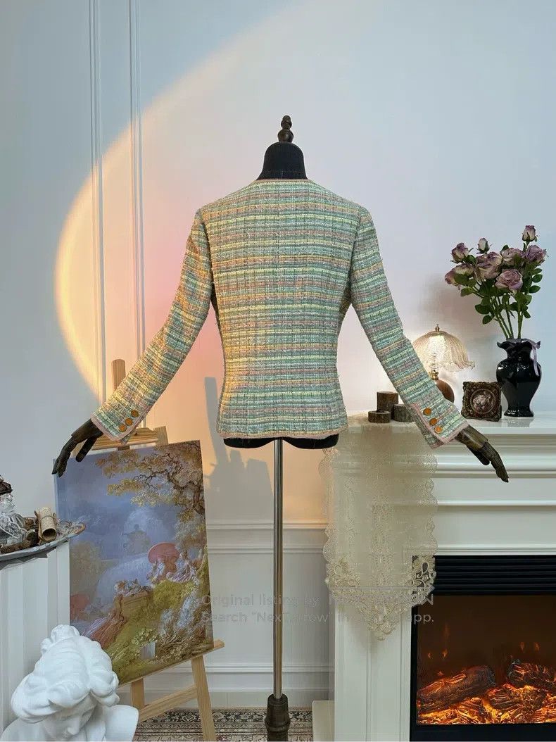 Chanel Chanel Morandi colour-based woven silk jacket Size M / US 6-8 / IT 42-44 - 2 Thumbnail