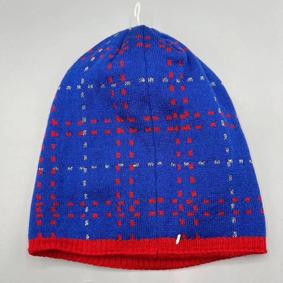 Adidas Kansas Jayhawks KU Hat Men Blue Adidas Beanie Cap New Adult Size ONE SIZE - 2 Thumbnail