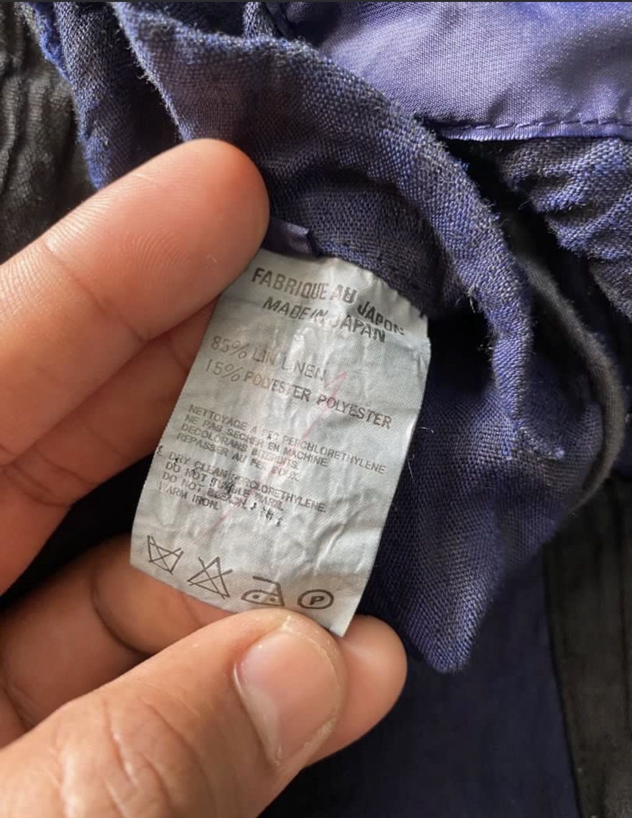 Yohji Yamamoto AW1992 Y’s Yohji Yamamoto Crinkled Linen Jacket Size US XL / EU 56 / 4 - 8 Thumbnail