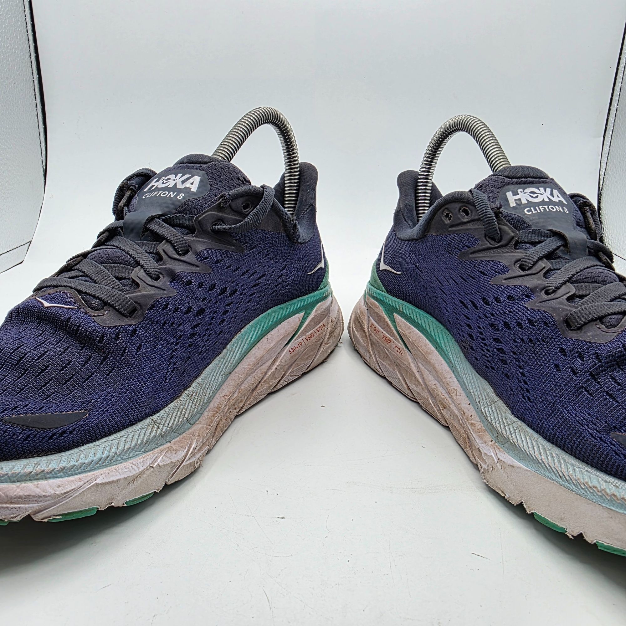 Hoka Hoka One One Clifton 8 Womens Size 5.5 B Blue Athletic Shoes Size US 5.5 / IT 35.5 - 3 Thumbnail