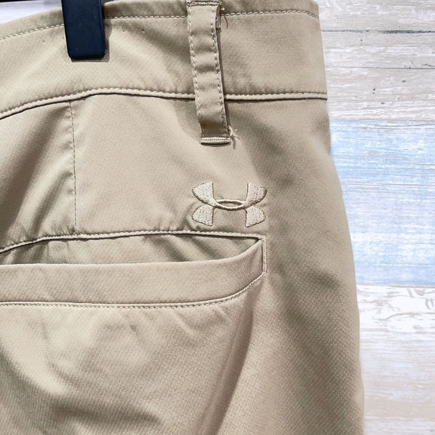 Under Armour Under Armour Leaderboard Golf Shorts Tan HeatGear Mens 38 Size US 38 / EU 54 - 4 Thumbnail