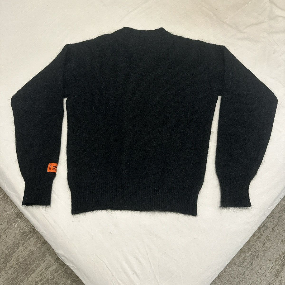 Heron Preston Heron Preston Black Mohair Sweater Size US M / EU 48-50 / 2 - 2 Thumbnail