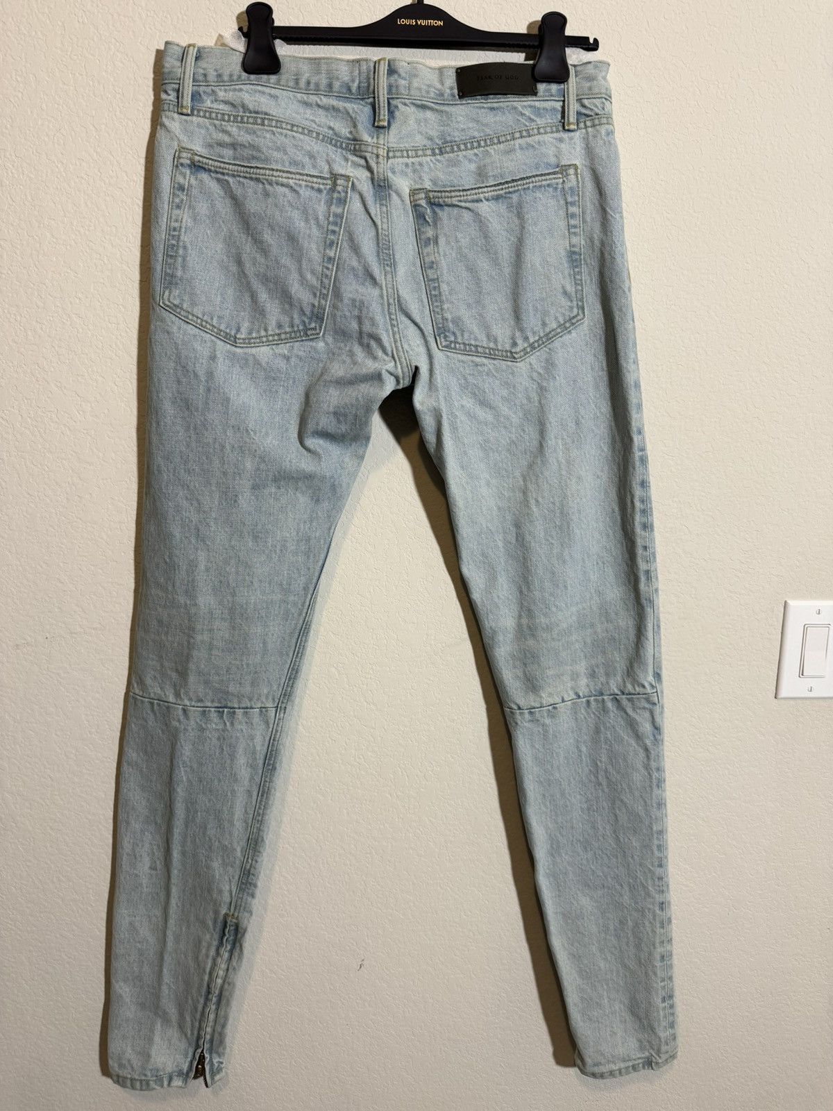 Fear of God Distressed Denim Zipped Hem Denim Size US 36 / EU 52 - 2 Thumbnail