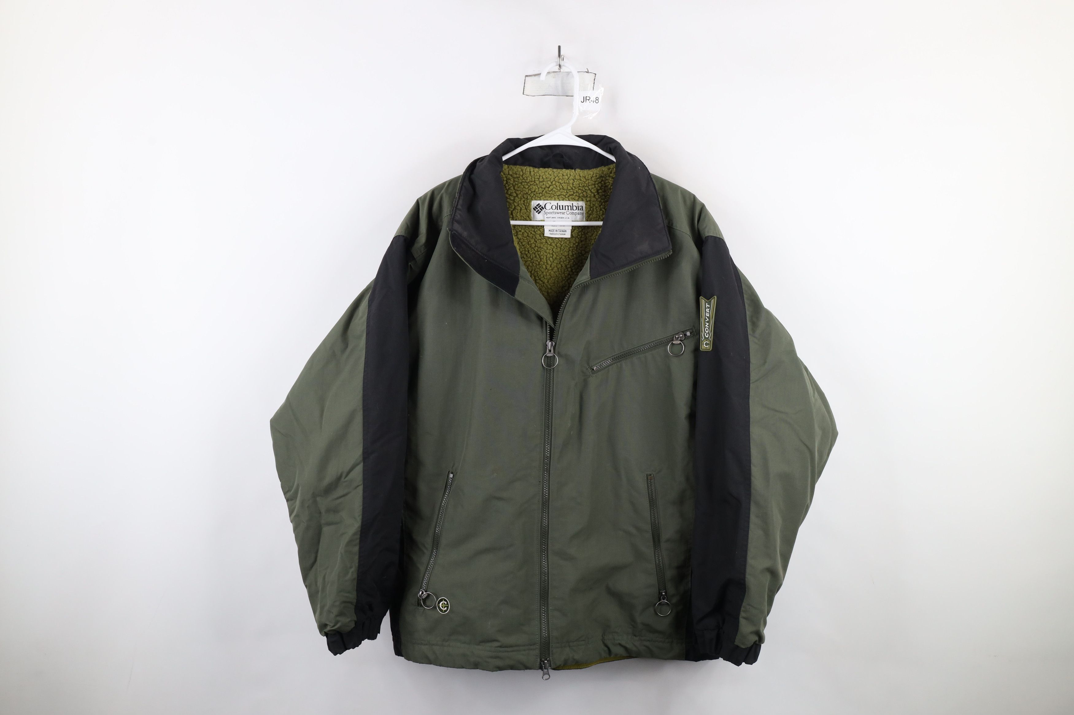 Columbia × Vintage Vintage 90s Columbia Block Deep Pile Fleece Lined Jacket Size US M / EU 48-50 / 2 - 1 Thumbnail