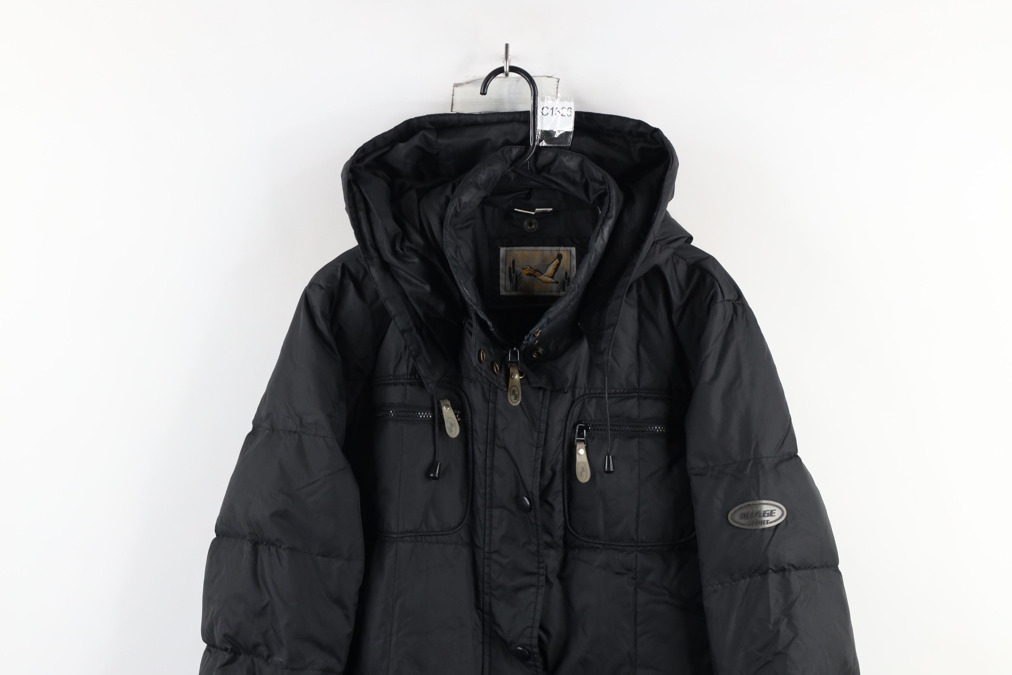 Vintage Vintage 90s Streetwear Fill Full Length Hooded Puffer Jacket Size M / US 6-8 / IT 42-44 - 2 Thumbnail