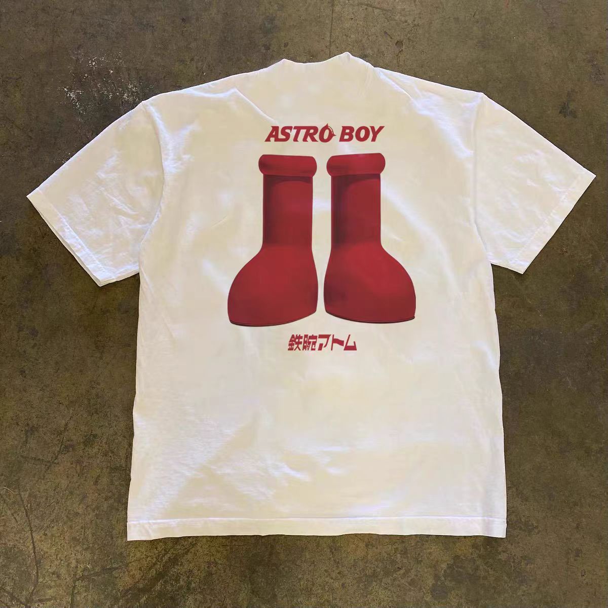 Vintage White casual retro cartoon print t-shirt Size US M / EU 48-50 / 2 - 2 Thumbnail