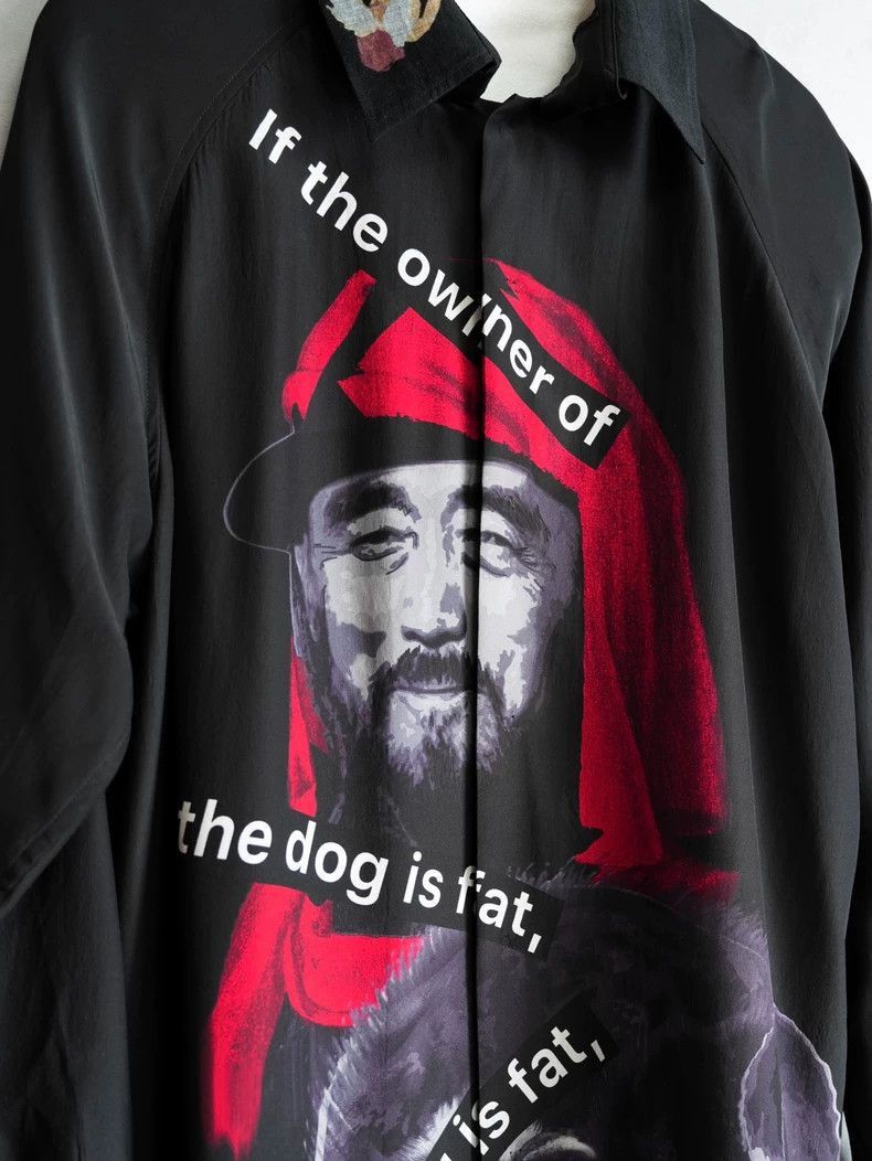 Yohji Yamamoto Yohji Yamamoto 24SS Dog and elderly silk shirt-2505 Size US M / EU 48-50 / 2 - 3 Thumbnail